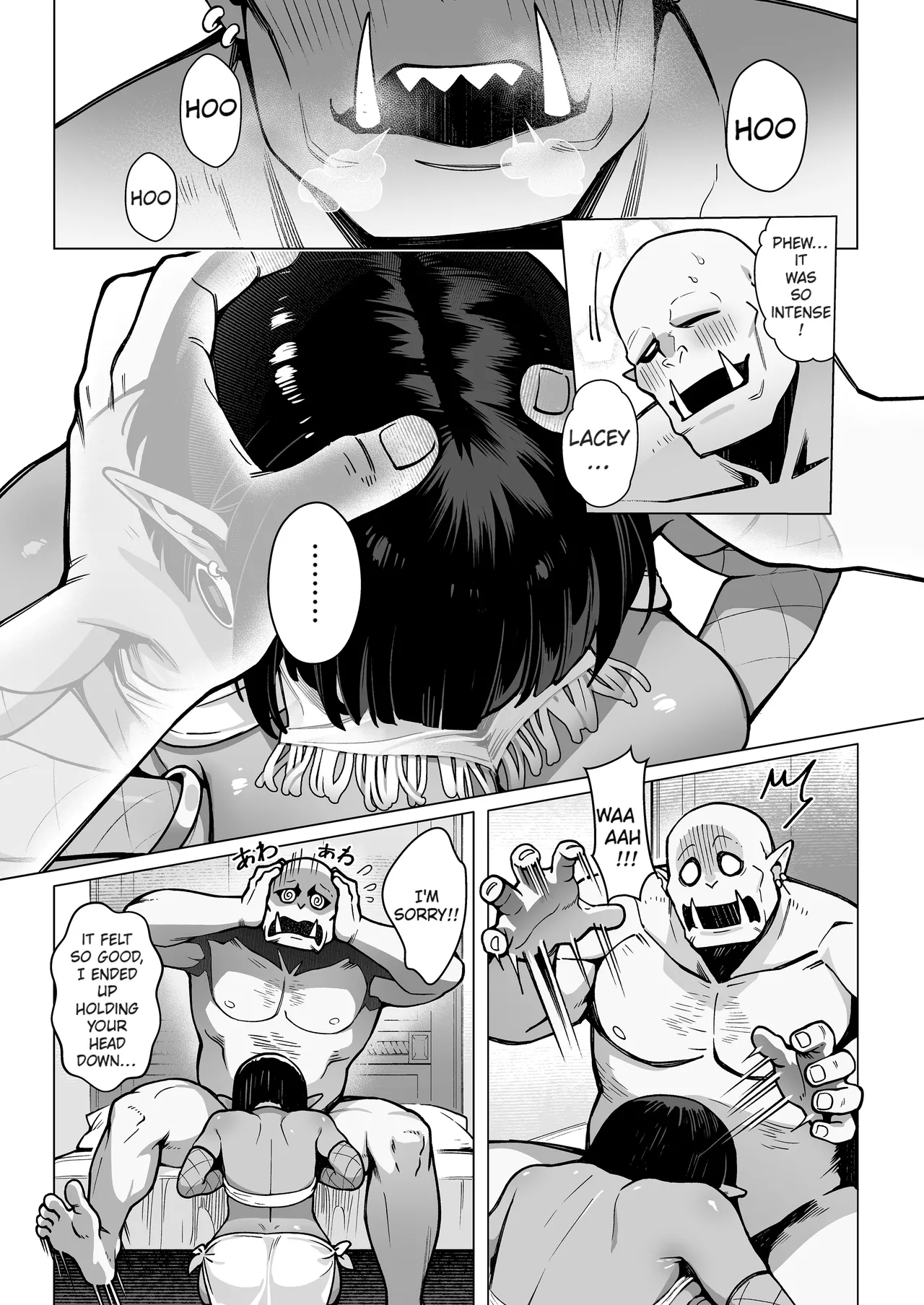 Yosei Shoukan 3-goushitsu Lacy ~Kasshoku Hada Elf o Shimei Shita Dotei Orc~ 1 page 13