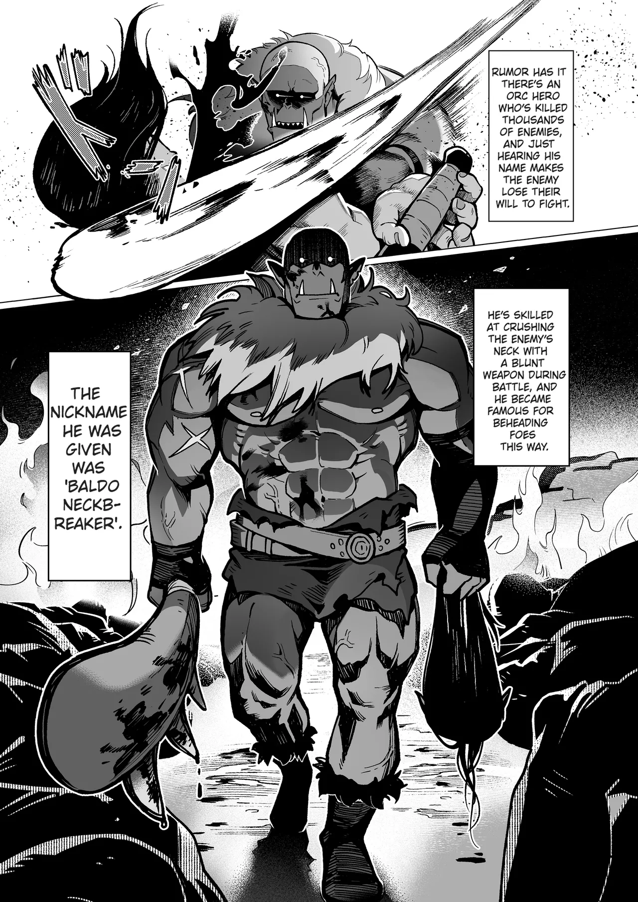 Yosei Shoukan 3-goushitsu Lacy ~Kasshoku Hada Elf o Shimei Shita Dotei Orc~ 1 page 2