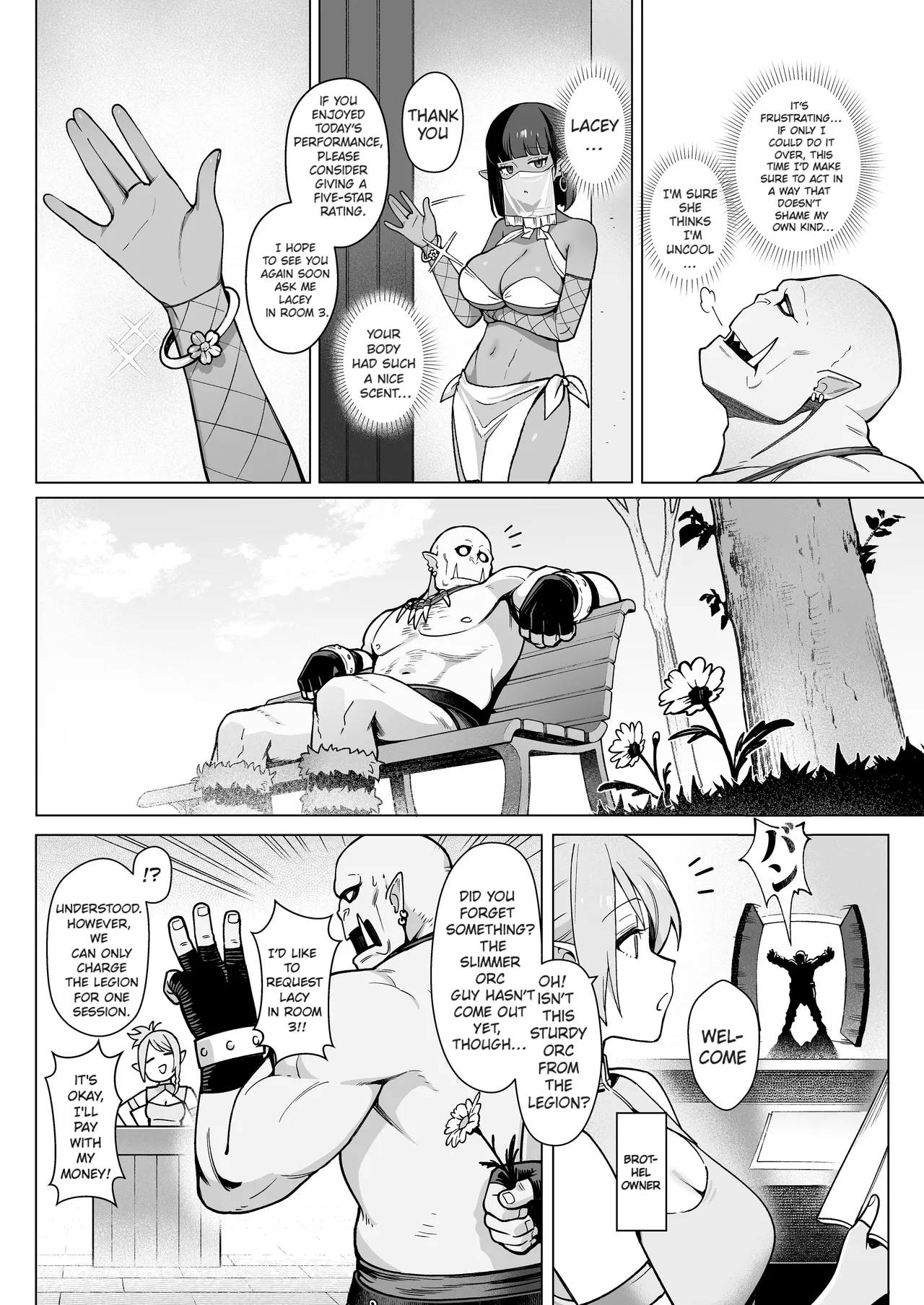 Yosei Shoukan 3-goushitsu Lacy ~Kasshoku Hada Elf o Shimei Shita Dotei Orc~ 1 page 25