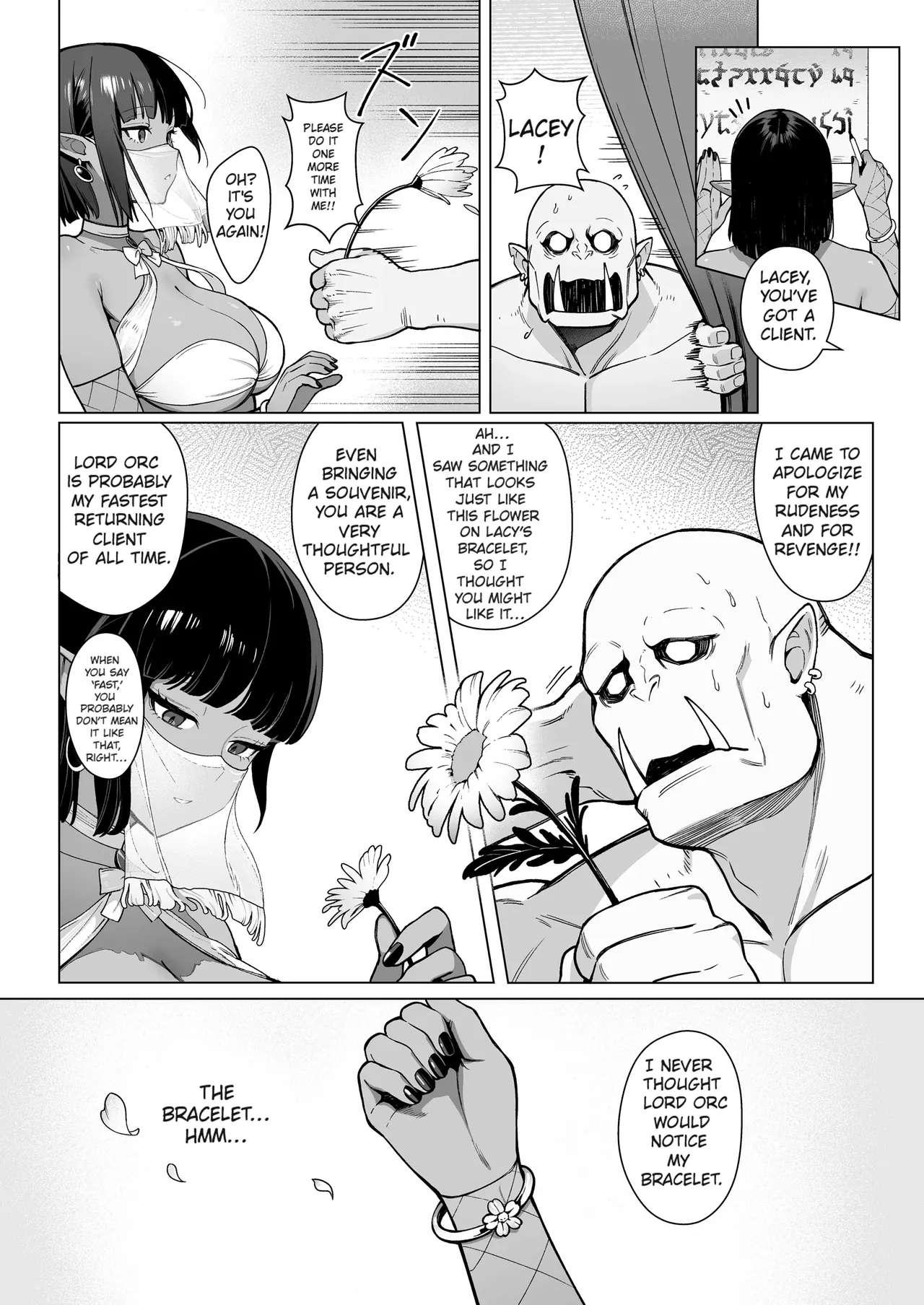 Yosei Shoukan 3-goushitsu Lacy ~Kasshoku Hada Elf o Shimei Shita Dotei Orc~ 1 page 26