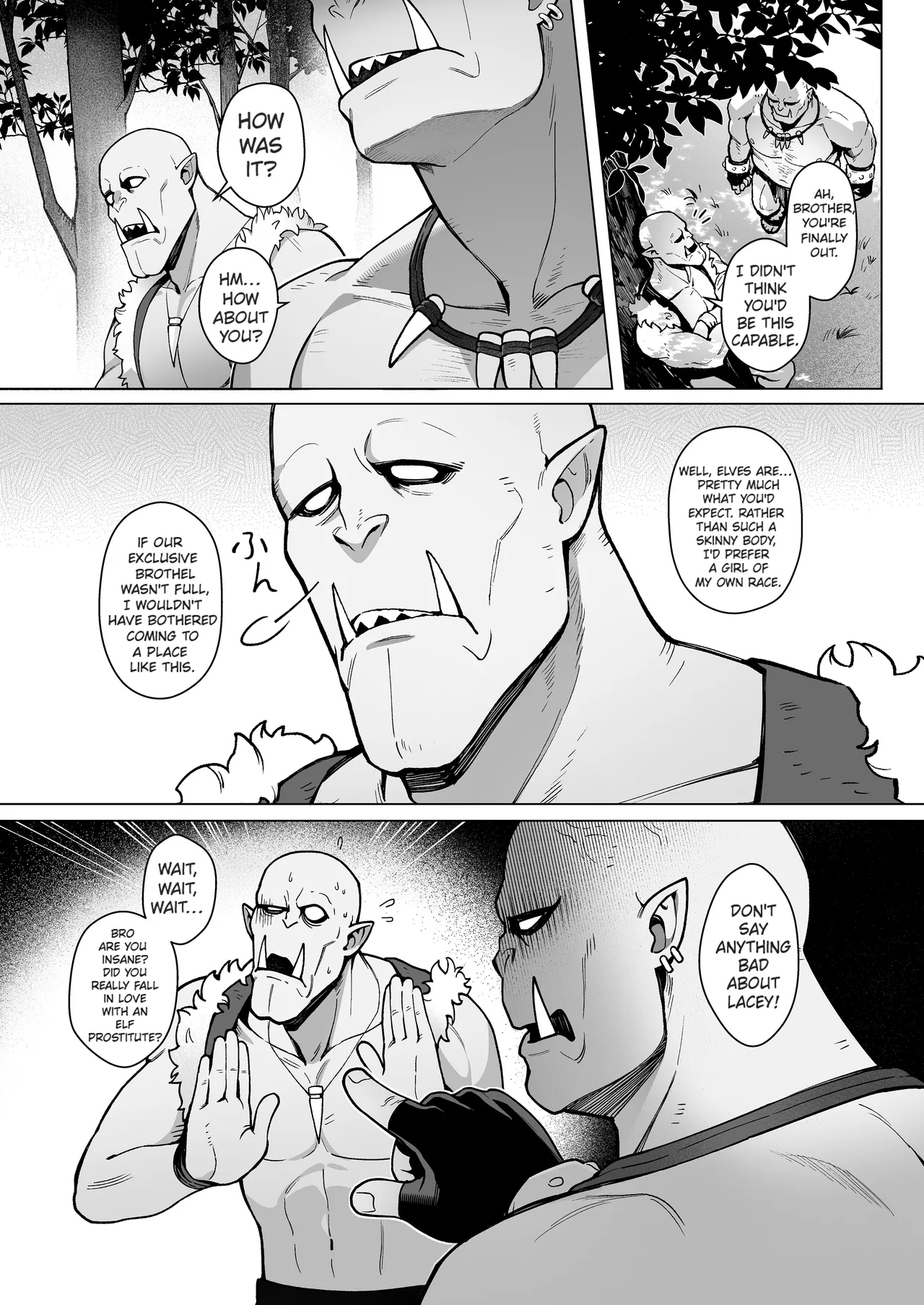 Yosei Shoukan 3-goushitsu Lacy ~Kasshoku Hada Elf o Shimei Shita Dotei Orc~ 1 page 45