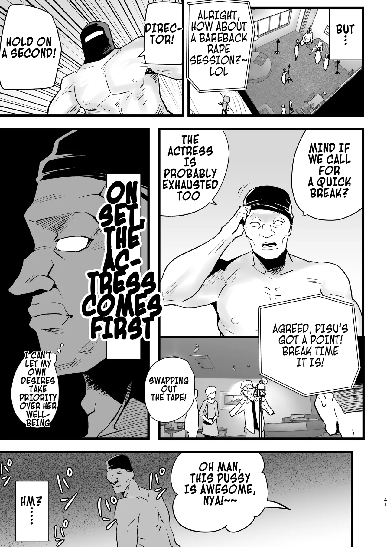 Yoshimura-san Accidentally Walks Onto an AV Set! page 40