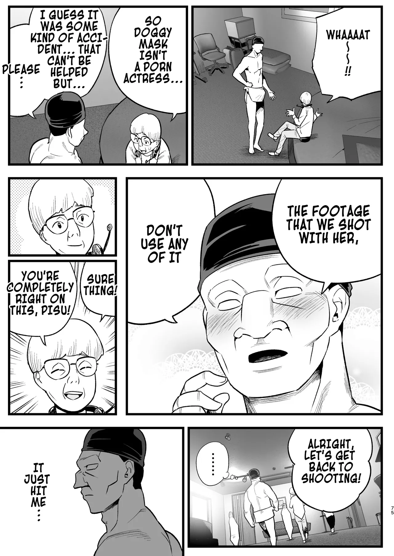 Yoshimura-san Accidentally Walks Onto an AV Set! page 74