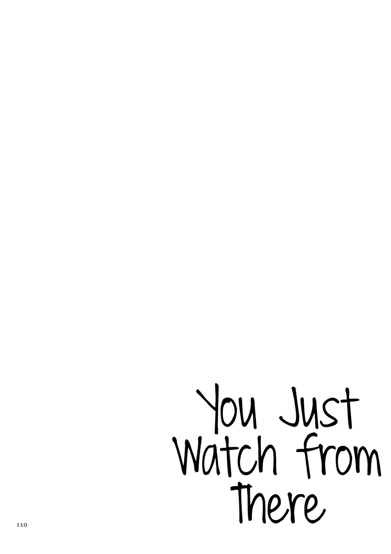 You Just Watch from There page 110