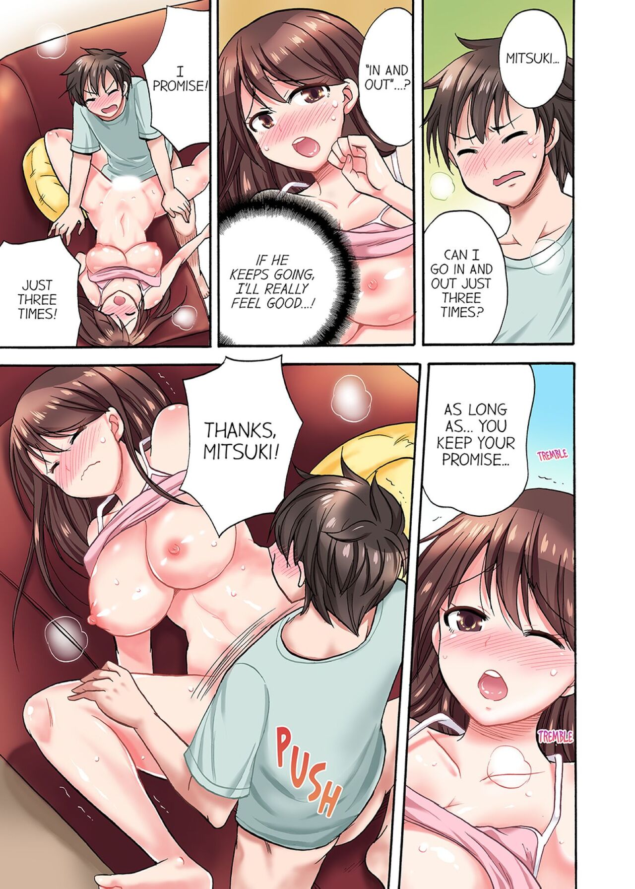 You Said Just the Tip… I Asked My Brother's Girlfriend to Have Sex With Me Without a Condom!! page 22