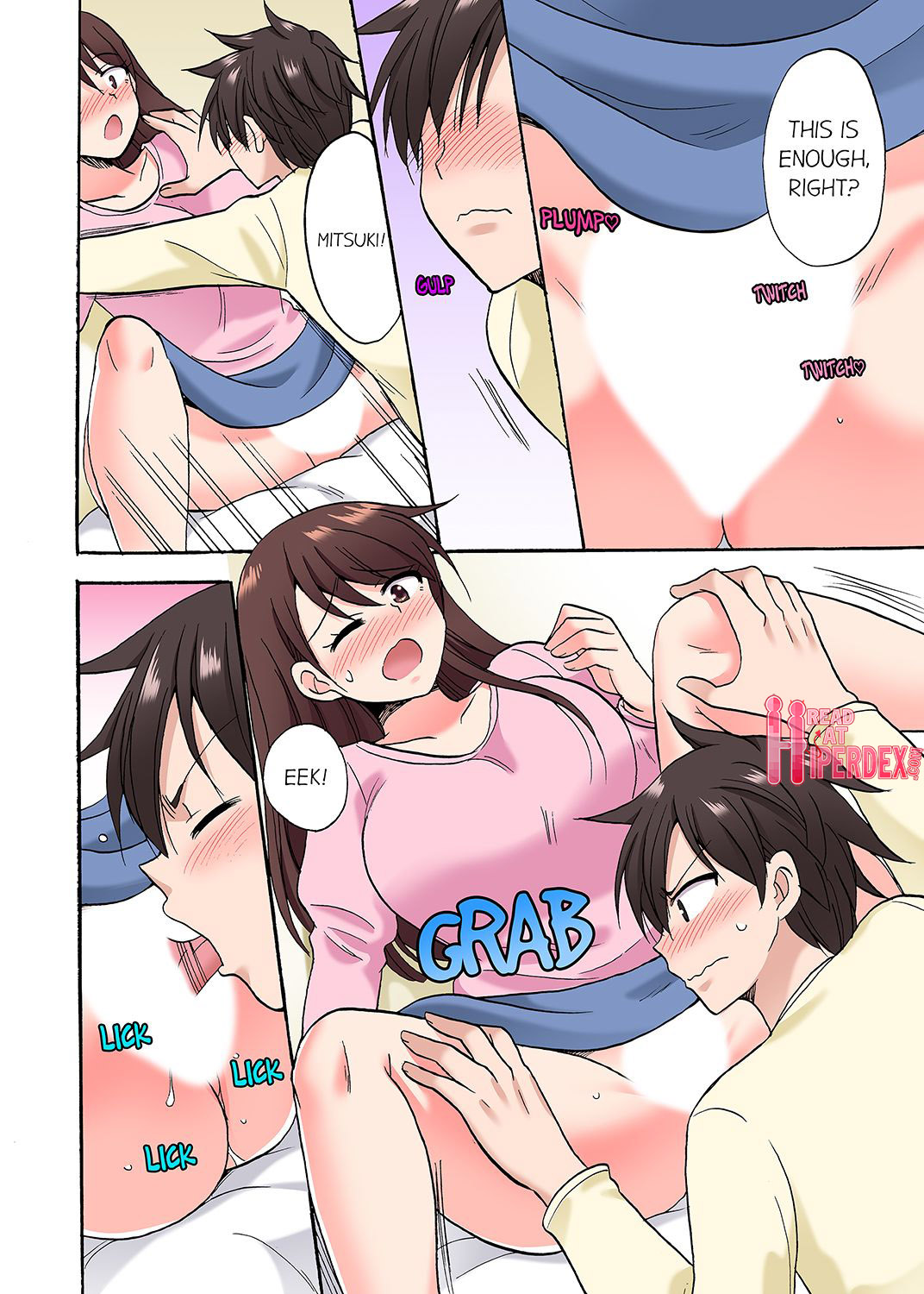 You Said Just the Tip… I Asked My Brother's Girlfriend to Have Sex With Me Without a Condom!! page 349