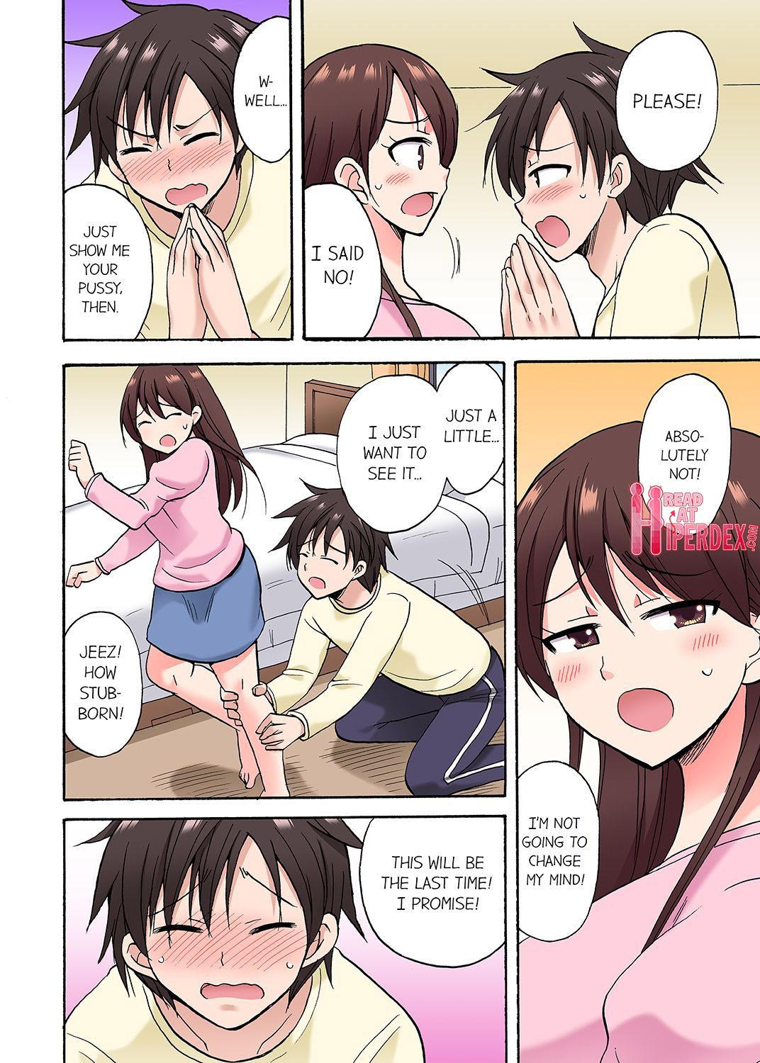You Said Just the Tip… I Asked My Brother's Girlfriend to Have Sex With Me Without a Condom!! page 343