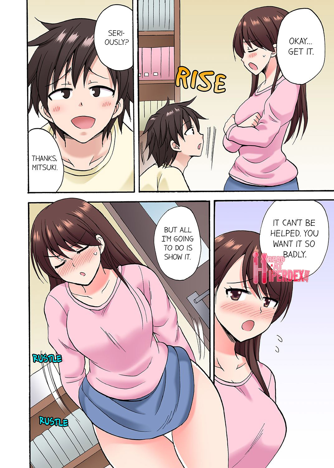 You Said Just the Tip… I Asked My Brother's Girlfriend to Have Sex With Me Without a Condom!! page 345