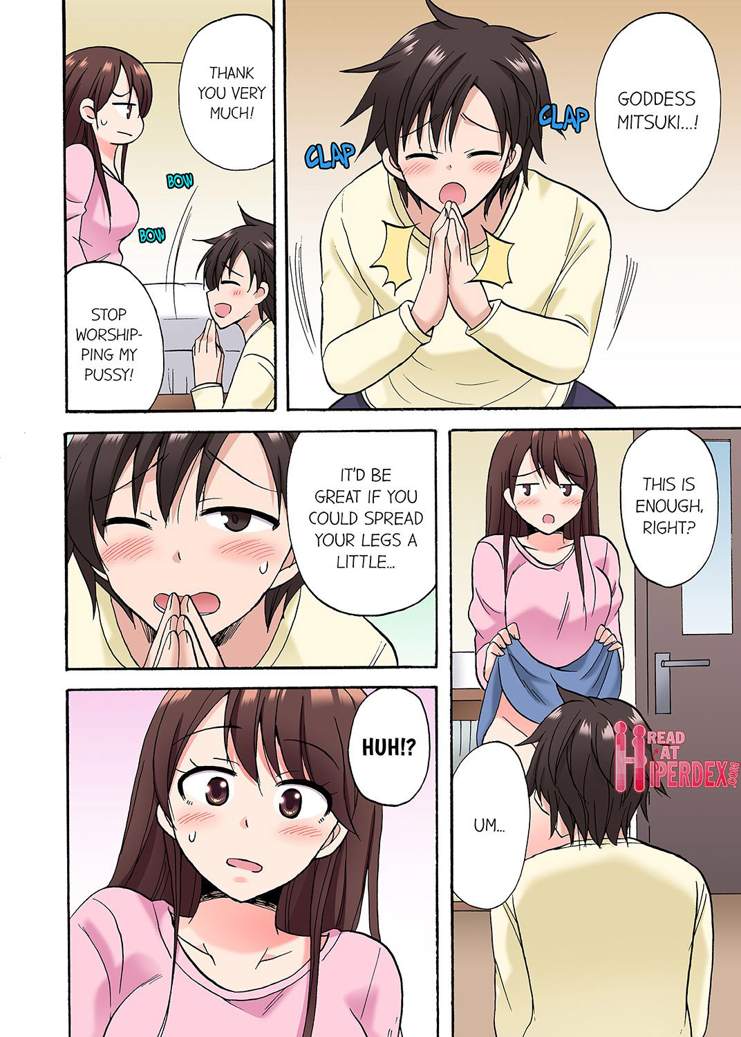 You Said Just the Tip… I Asked My Brother's Girlfriend to Have Sex With Me Without a Condom!! page 347
