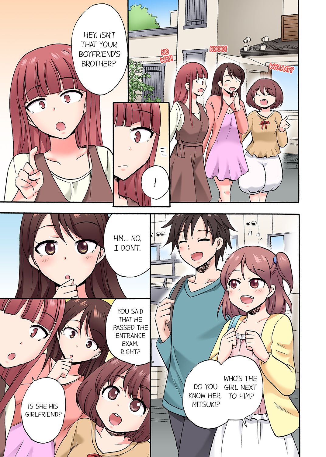 You Said Just the Tip… I Asked My Brother's Girlfriend to Have Sex With Me Without a Condom!! page 374