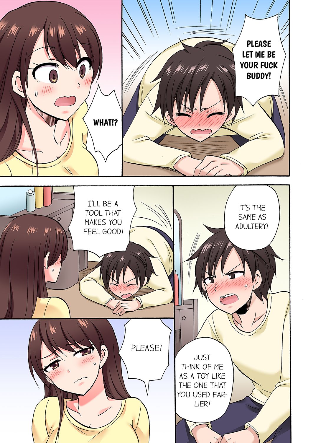 You Said Just the Tip… I Asked My Brother's Girlfriend to Have Sex With Me Without a Condom!! page 450