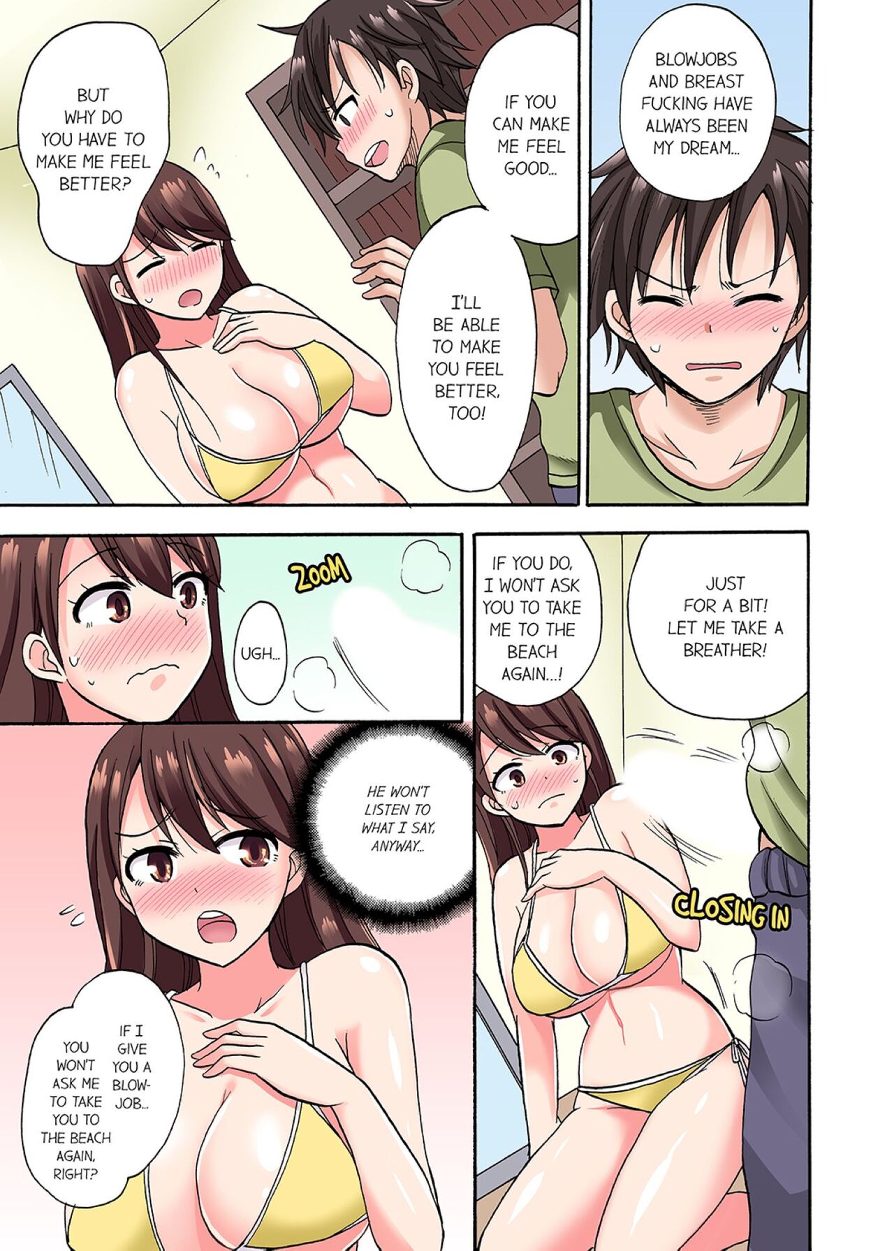 You Said Just the Tip… I Asked My Brother's Girlfriend to Have Sex With Me Without a Condom!! page 58