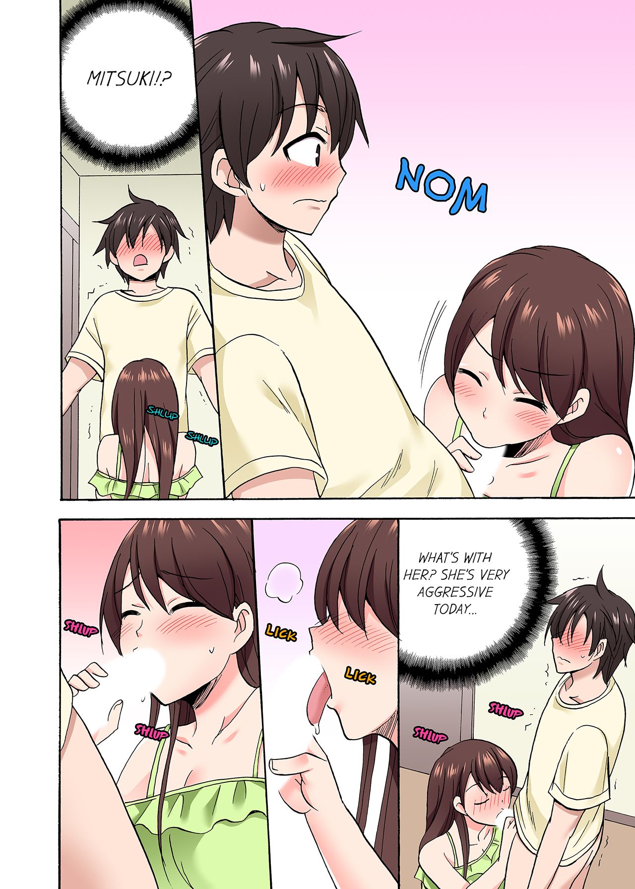 You Said Just the Tip… I Asked My Brother's Girlfriend to Have Sex With Me Without a Condom!! page 511