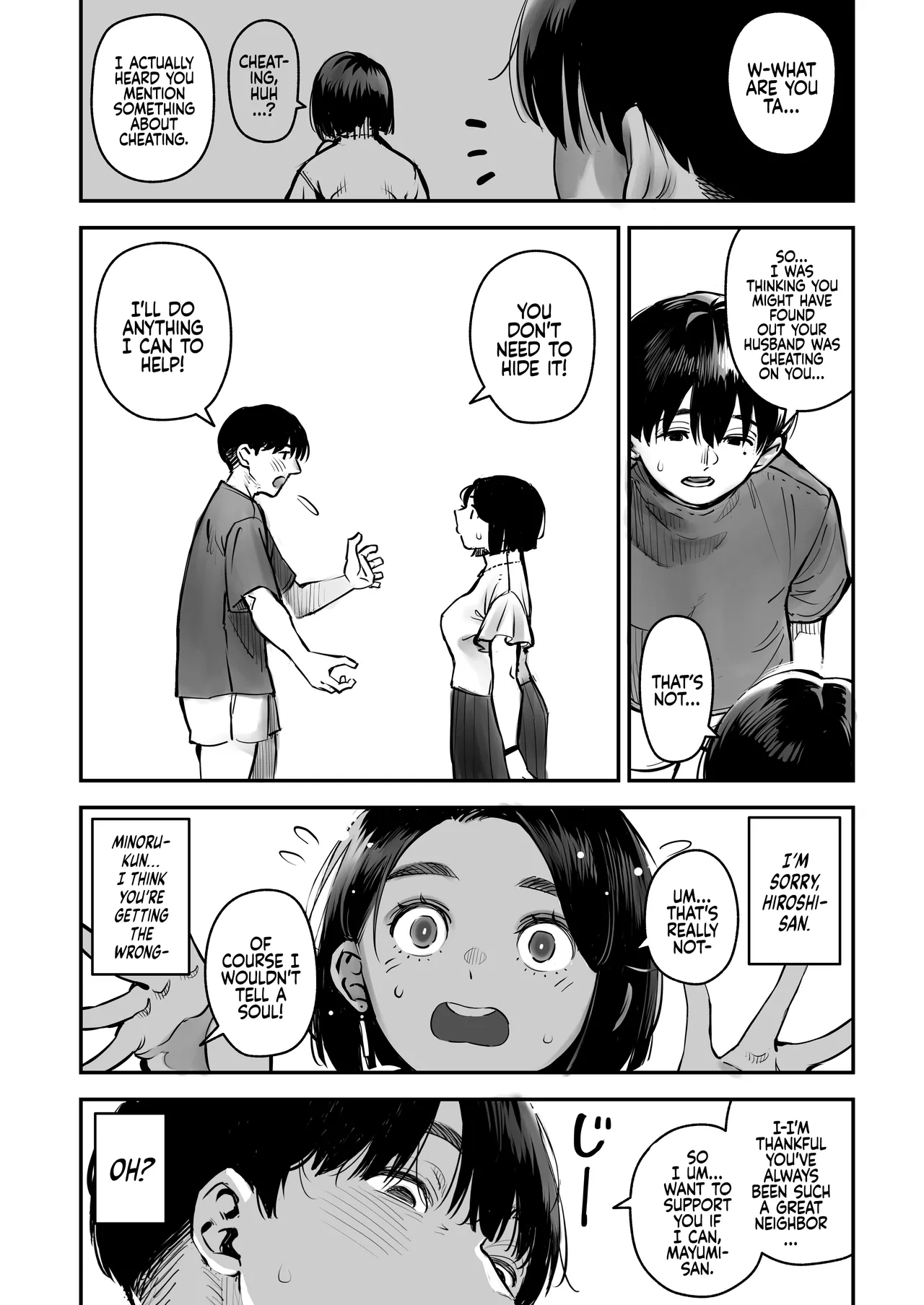 Your Sex Drive is just too much, so have Sex with other men! Mayumi-san gets Permission to Cheat! page 16