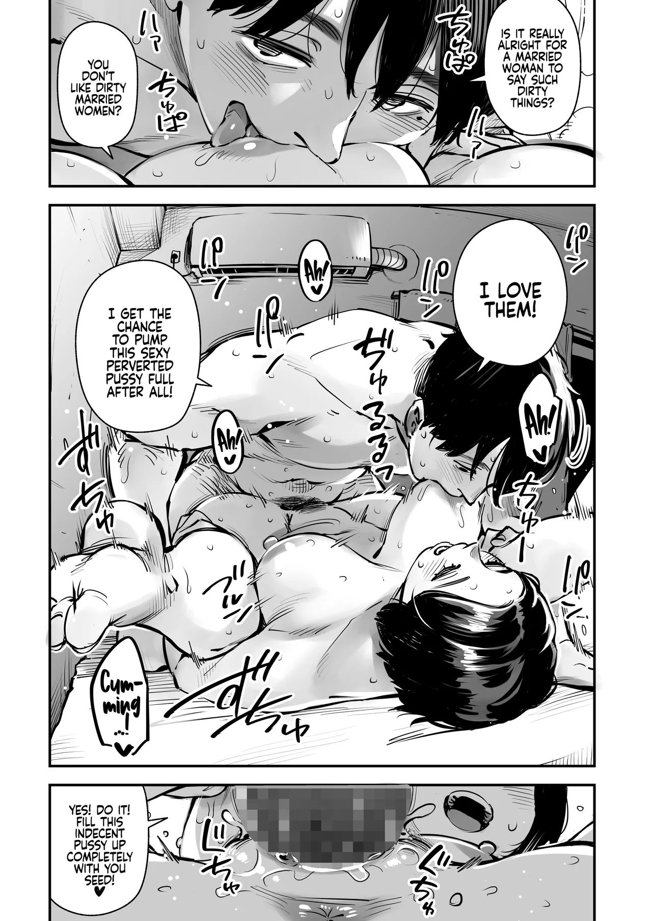 Your Sex Drive is just too much, so have Sex with other men! Mayumi-san gets Permission to Cheat! page 41