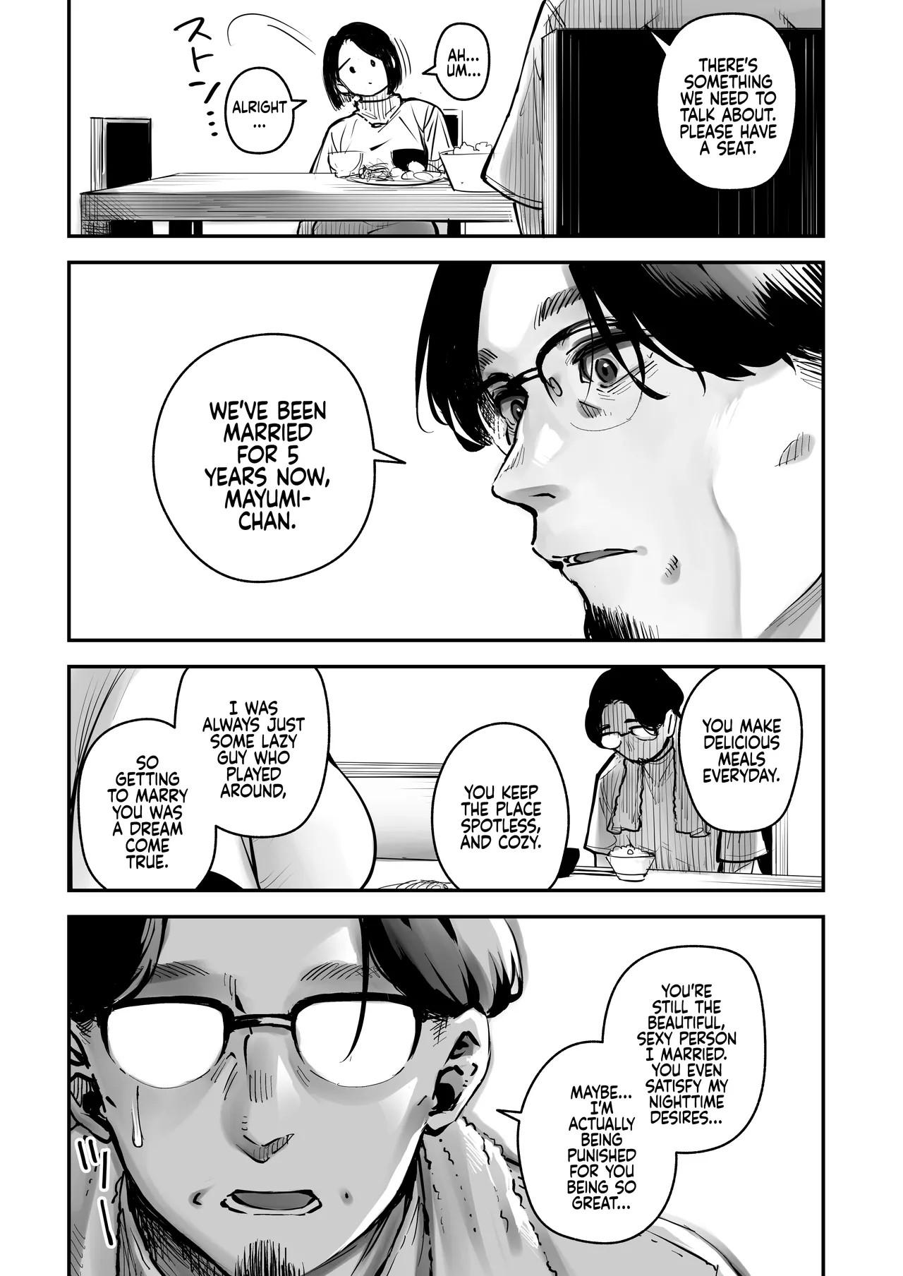 Your Sex Drive is just too much, so have Sex with other men! Mayumi-san gets Permission to Cheat! page 7