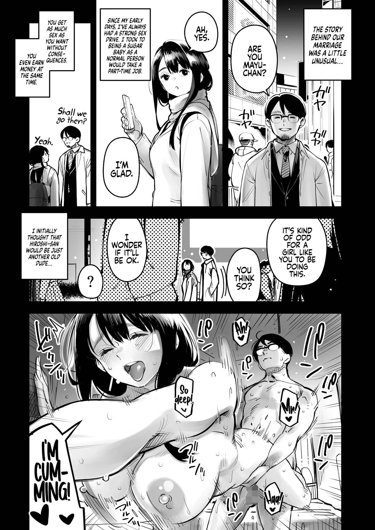 Your Sex Drive is just too much, so have Sex with other men! Mayumi-san gets Permission to Cheat! page 9