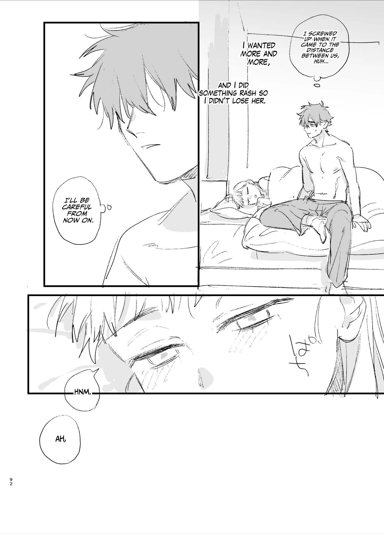 You’re Cutest When You’re Pathetic ~Obsessed Golden Retriever Boy Haru’s Disciplinary Sex~ page 92