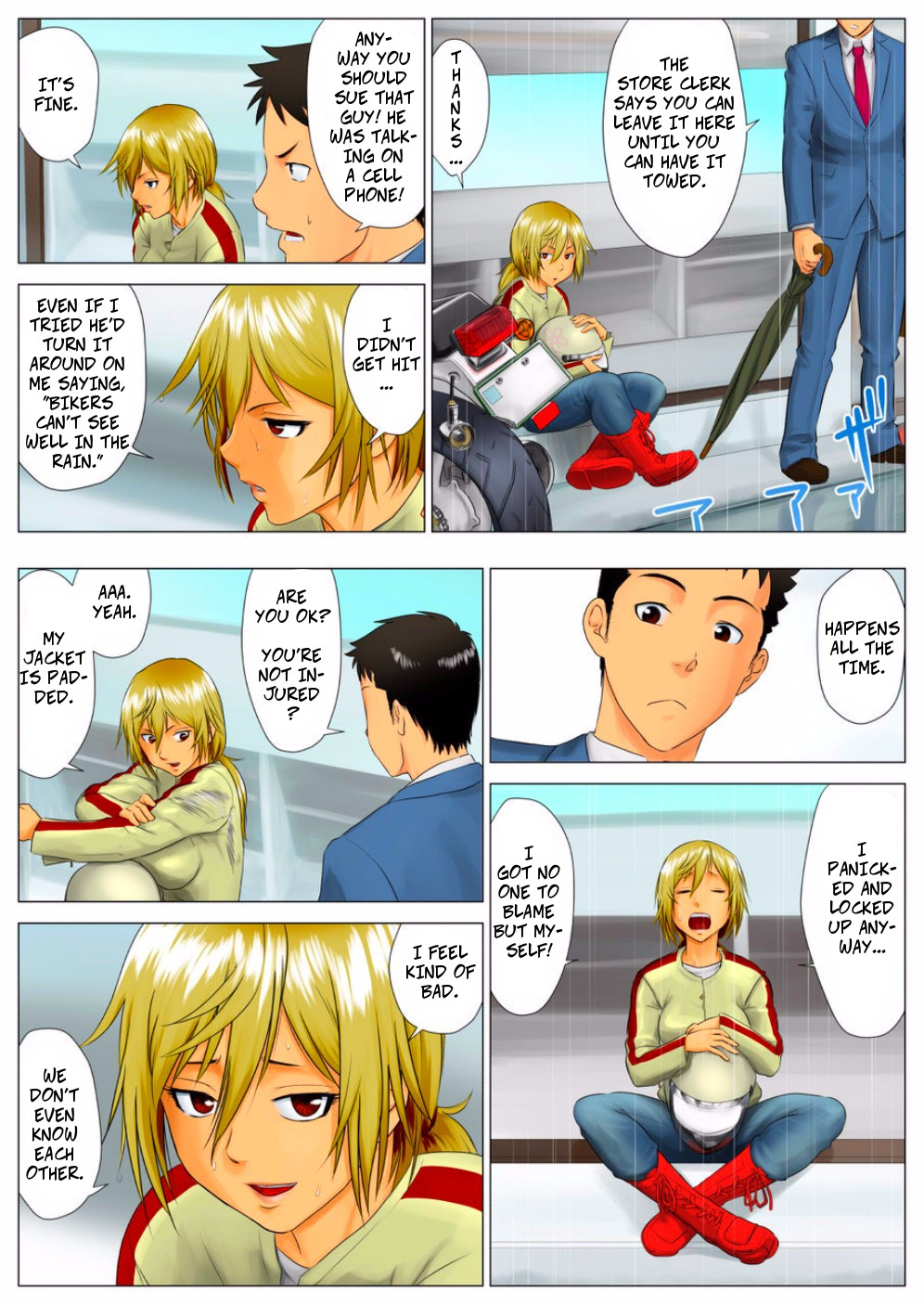 Yuka, My Dangerous Blonde Neighbor, Was Actually a Virgin page 10