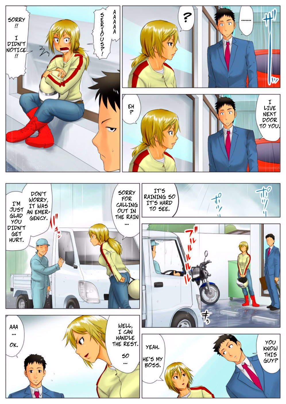 Yuka, My Dangerous Blonde Neighbor, Was Actually a Virgin page 11