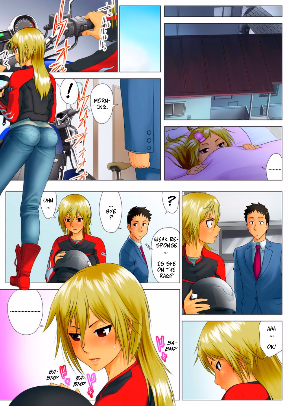 Yuka, My Dangerous Blonde Neighbor, Was Actually a Virgin page 18