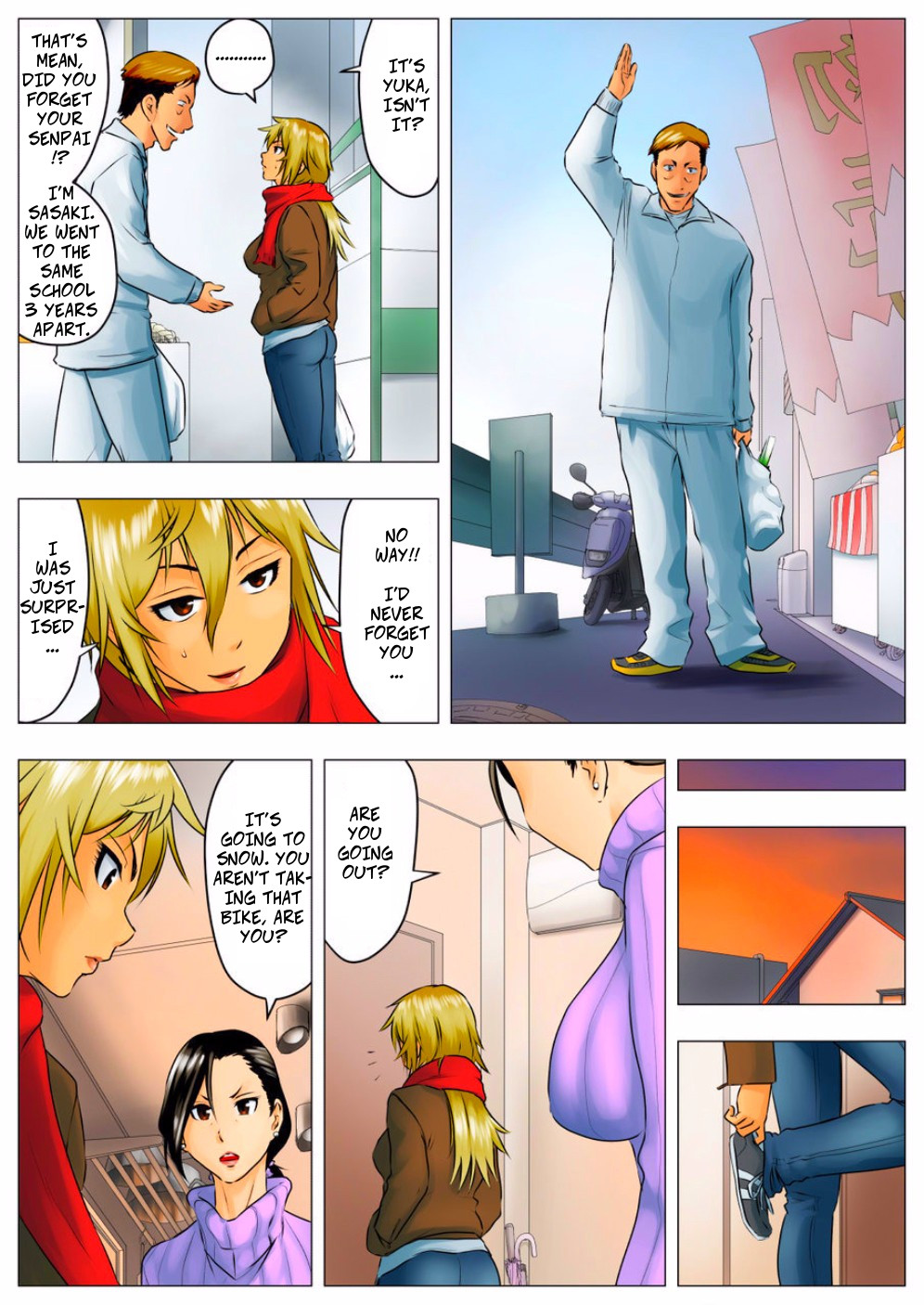 Yuka, My Dangerous Blonde Neighbor, Was Actually a Virgin page 23
