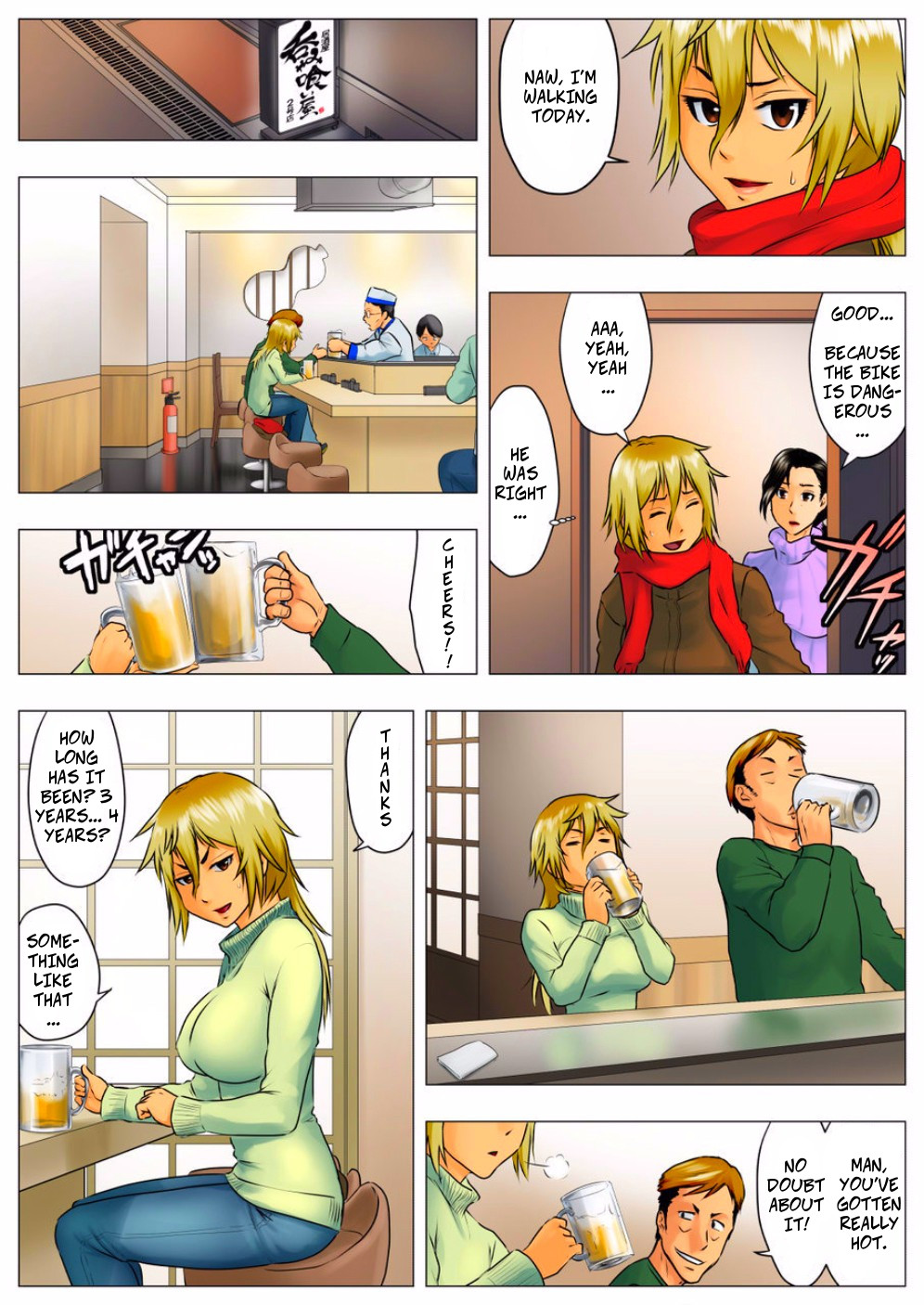 Yuka, My Dangerous Blonde Neighbor, Was Actually a Virgin page 24