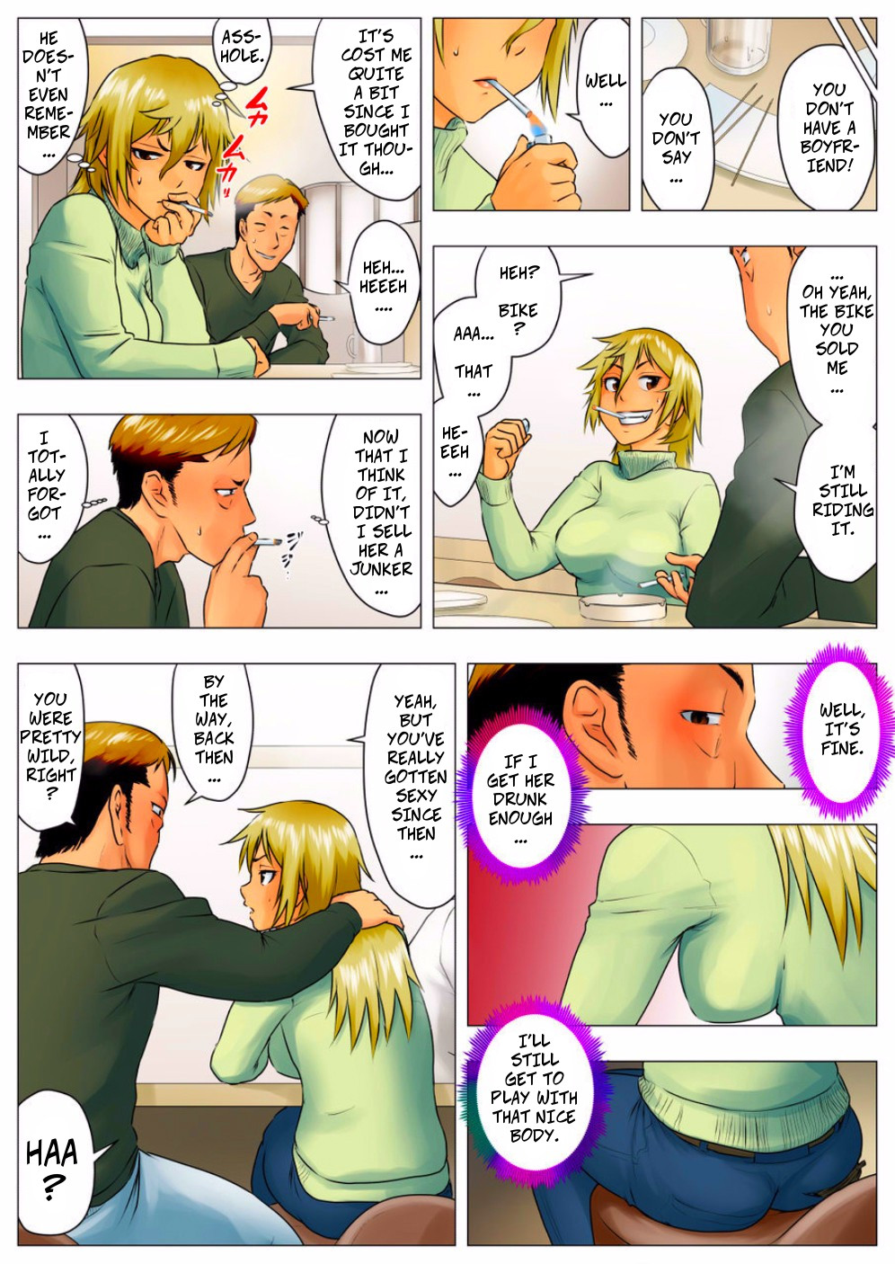 Yuka, My Dangerous Blonde Neighbor, Was Actually a Virgin page 25