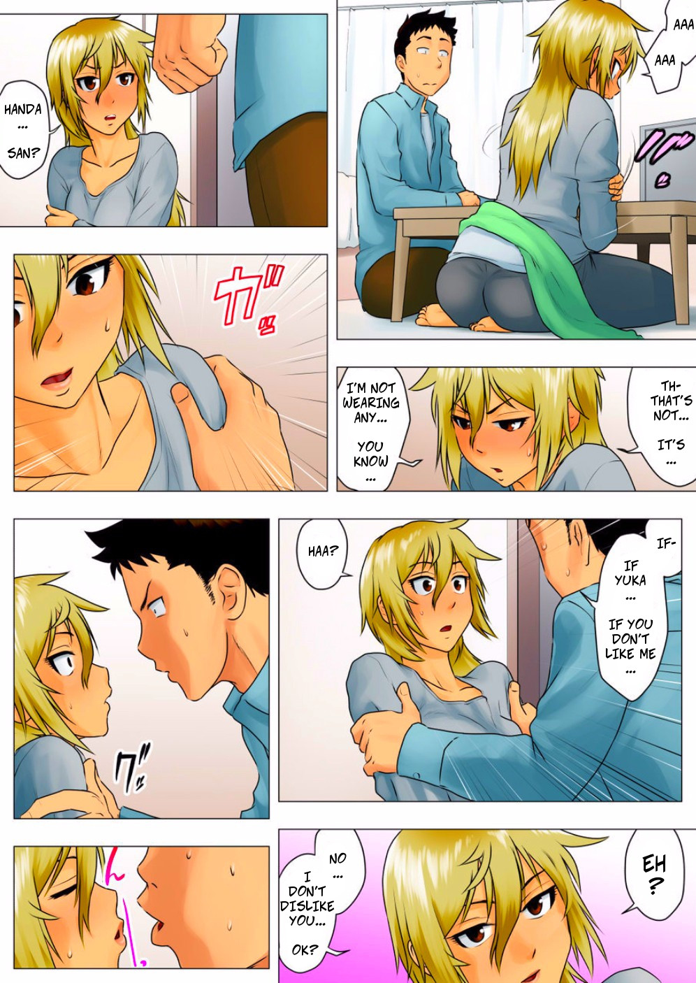 Yuka, My Dangerous Blonde Neighbor, Was Actually a Virgin page 34