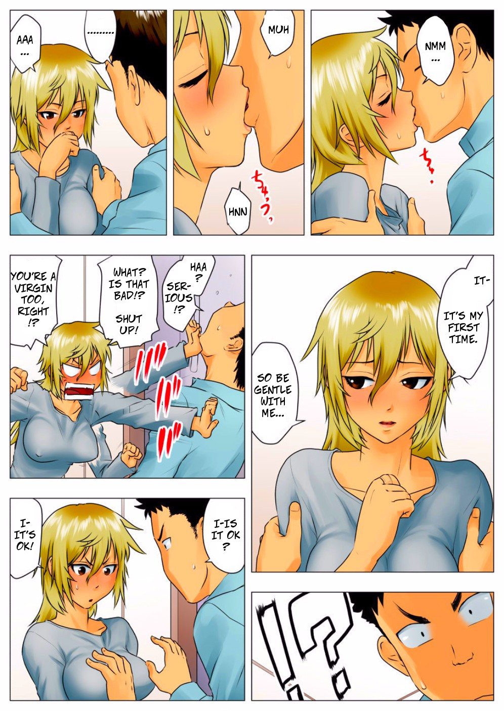Yuka, My Dangerous Blonde Neighbor, Was Actually a Virgin page 35