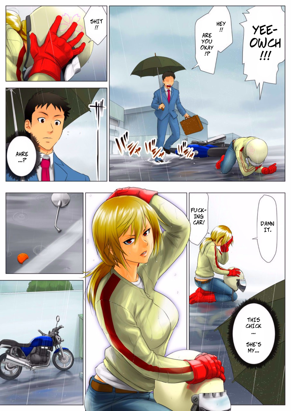 Yuka, My Dangerous Blonde Neighbor, Was Actually a Virgin page 9