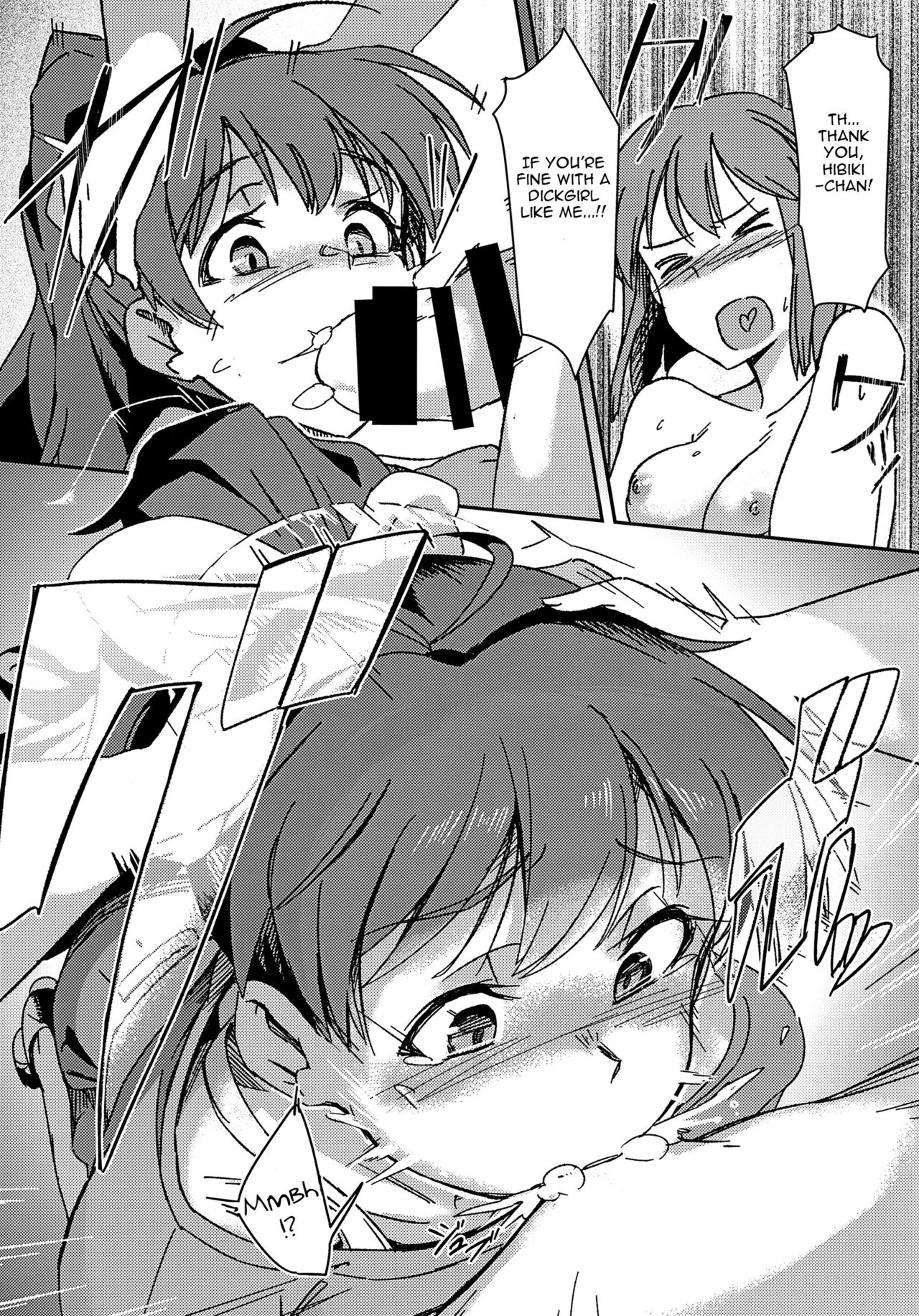 Yuki Chinpo - Futanari Yukiho ga Hibiki o Otosu Hon page 10
