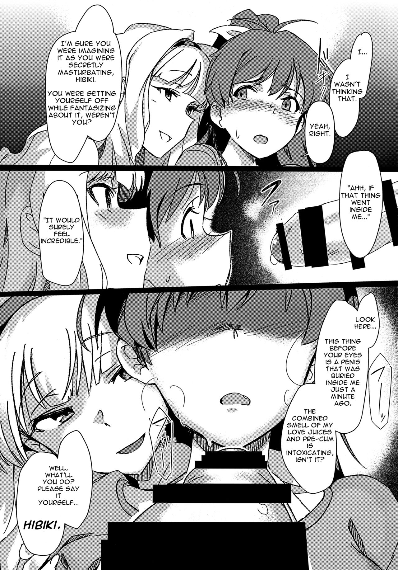 Yuki Chinpo - Futanari Yukiho ga Hibiki o Otosu Hon page 8