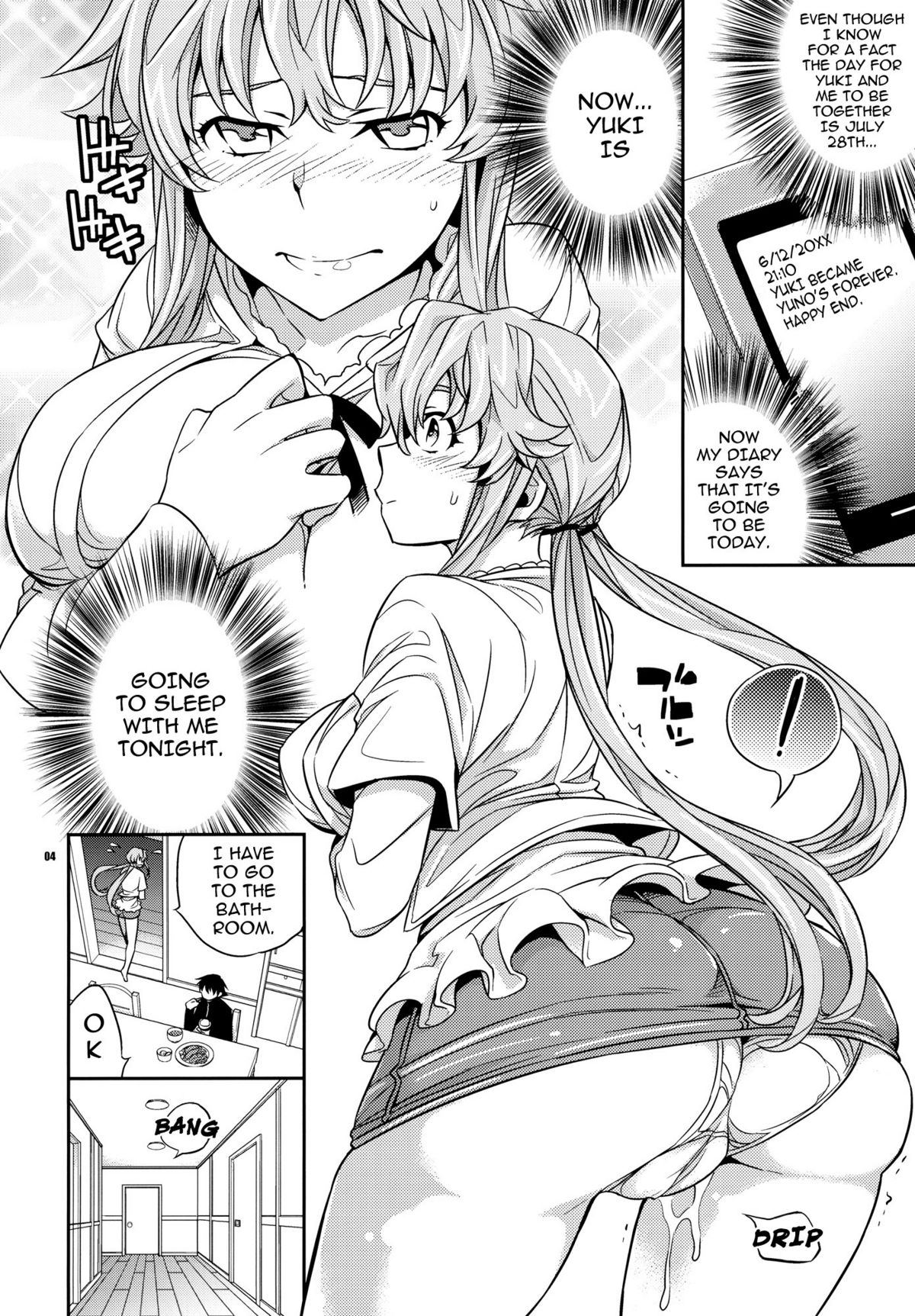 Yuki Yuno Ai no Mirai Nikki + 2011 Winter Omake page 3