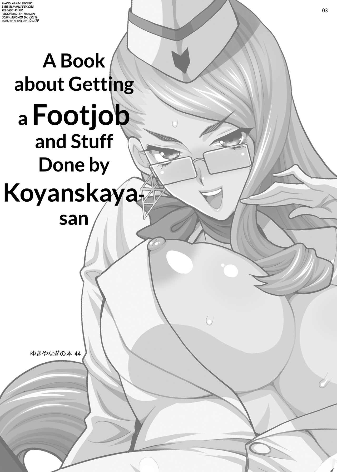 Yukiyanagi's Book 44 A Book about Getting a Footjob and Stuff Done by Koyanskaya-san page 2