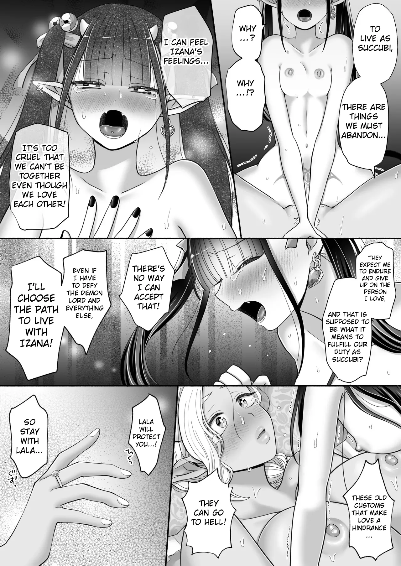 Yuri de Succubus! 3 ~Hey, I want to be more than just childhood friends~ page 40