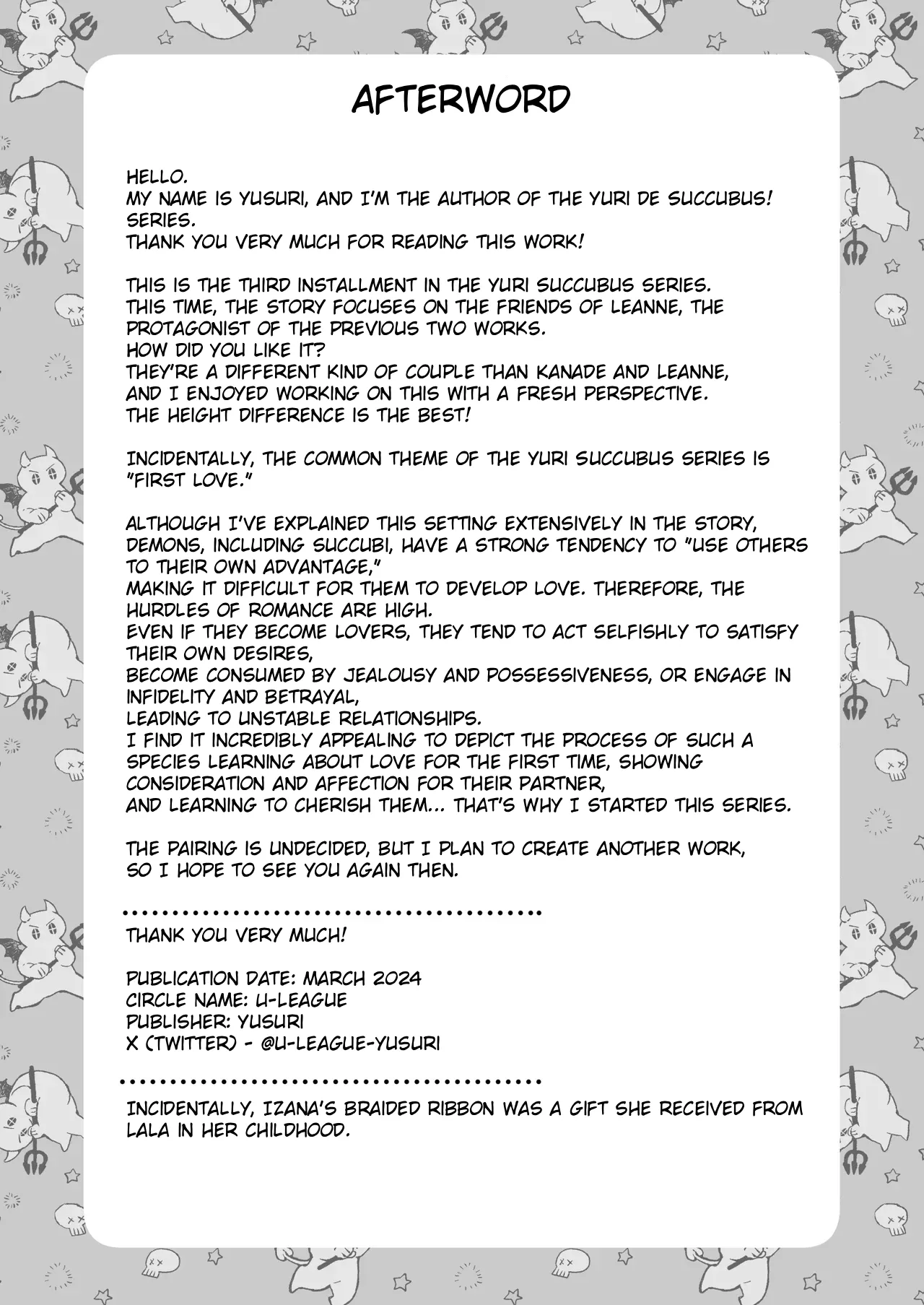 Yuri de Succubus! 3 ~Hey, I want to be more than just childhood friends~ page 67