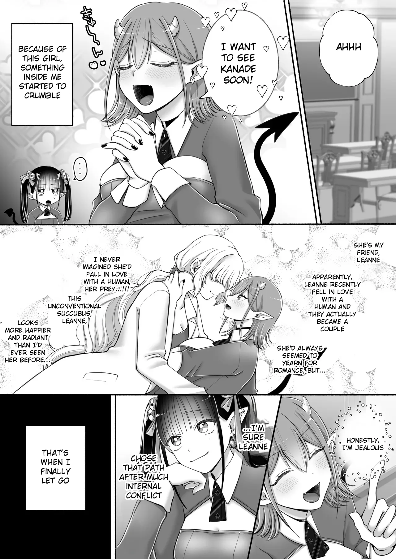 Yuri de Succubus! 3 ~Hey, I want to be more than just childhood friends~ page 8
