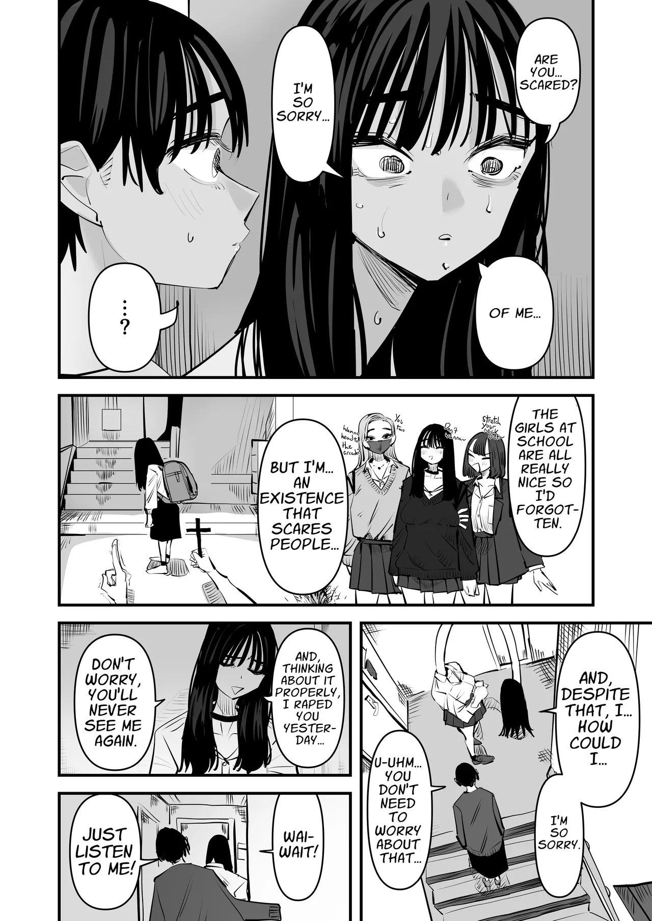 Yuri Lezzy Sex with a Rokurokubi Yōkai page 23