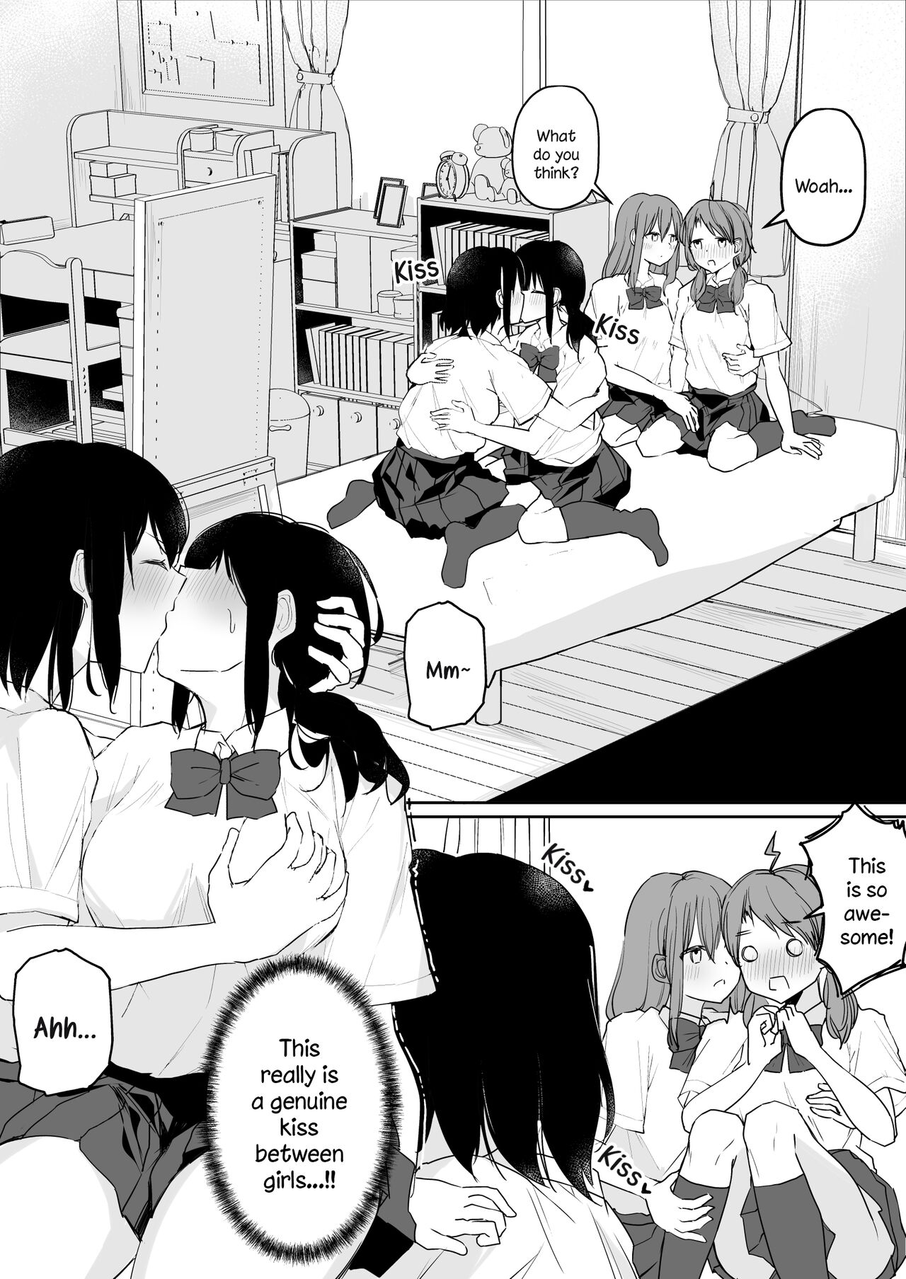 Yuri Zuki Joshi ga Nandemoari no Ousama Game Yatta Kekka... page 14