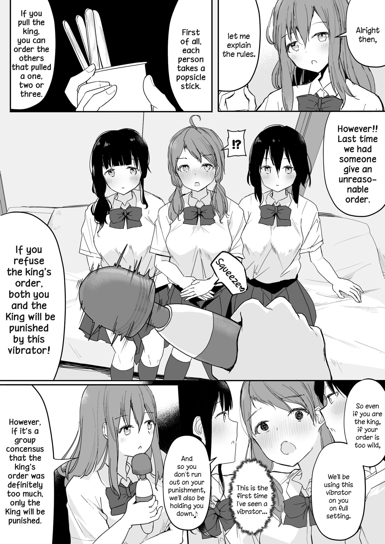 Yuri Zuki Joshi ga Nandemoari no Ousama Game Yatta Kekka... page 9