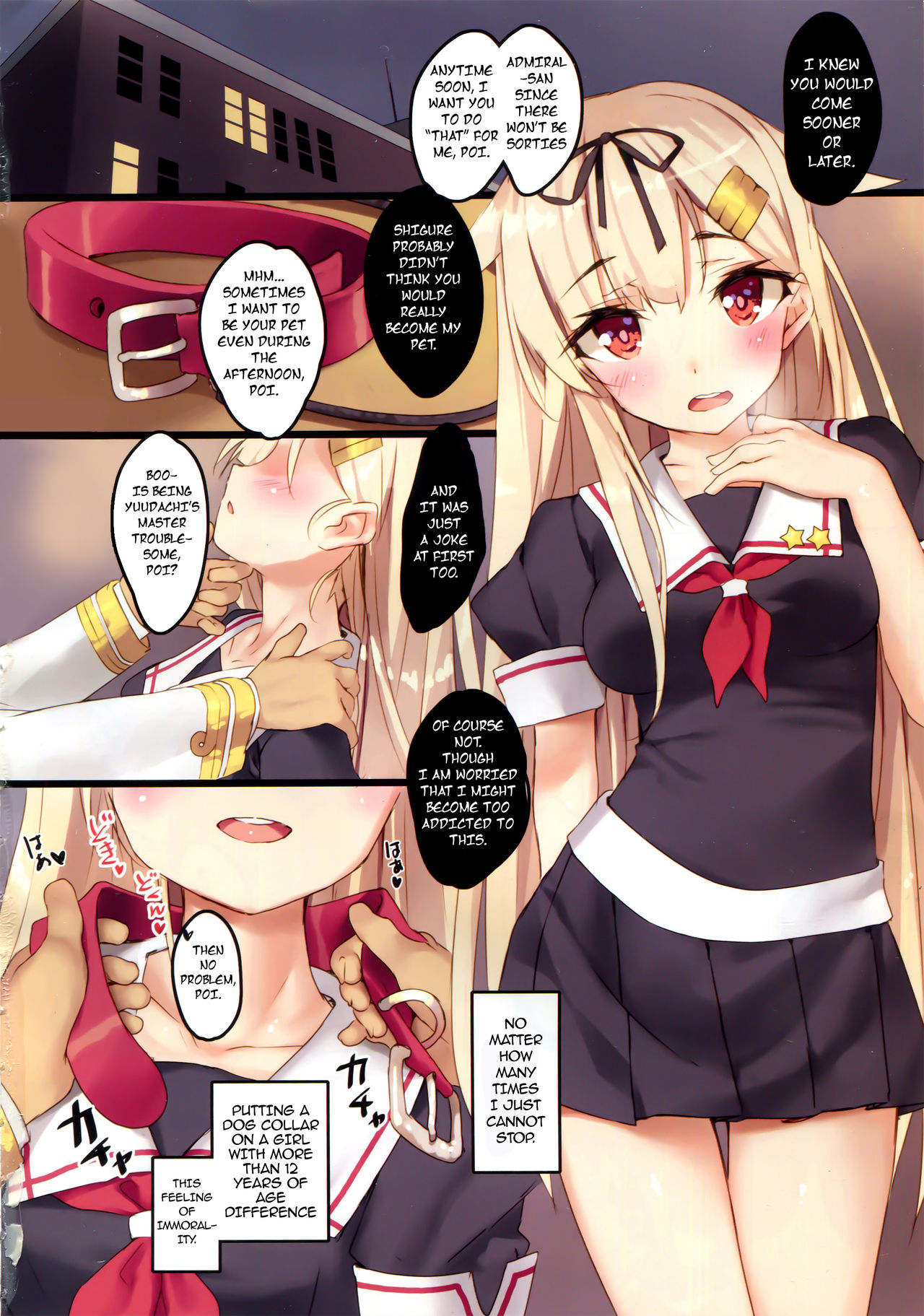 Yuudachi Loves Admiral-san Very Much, Poi! page 4