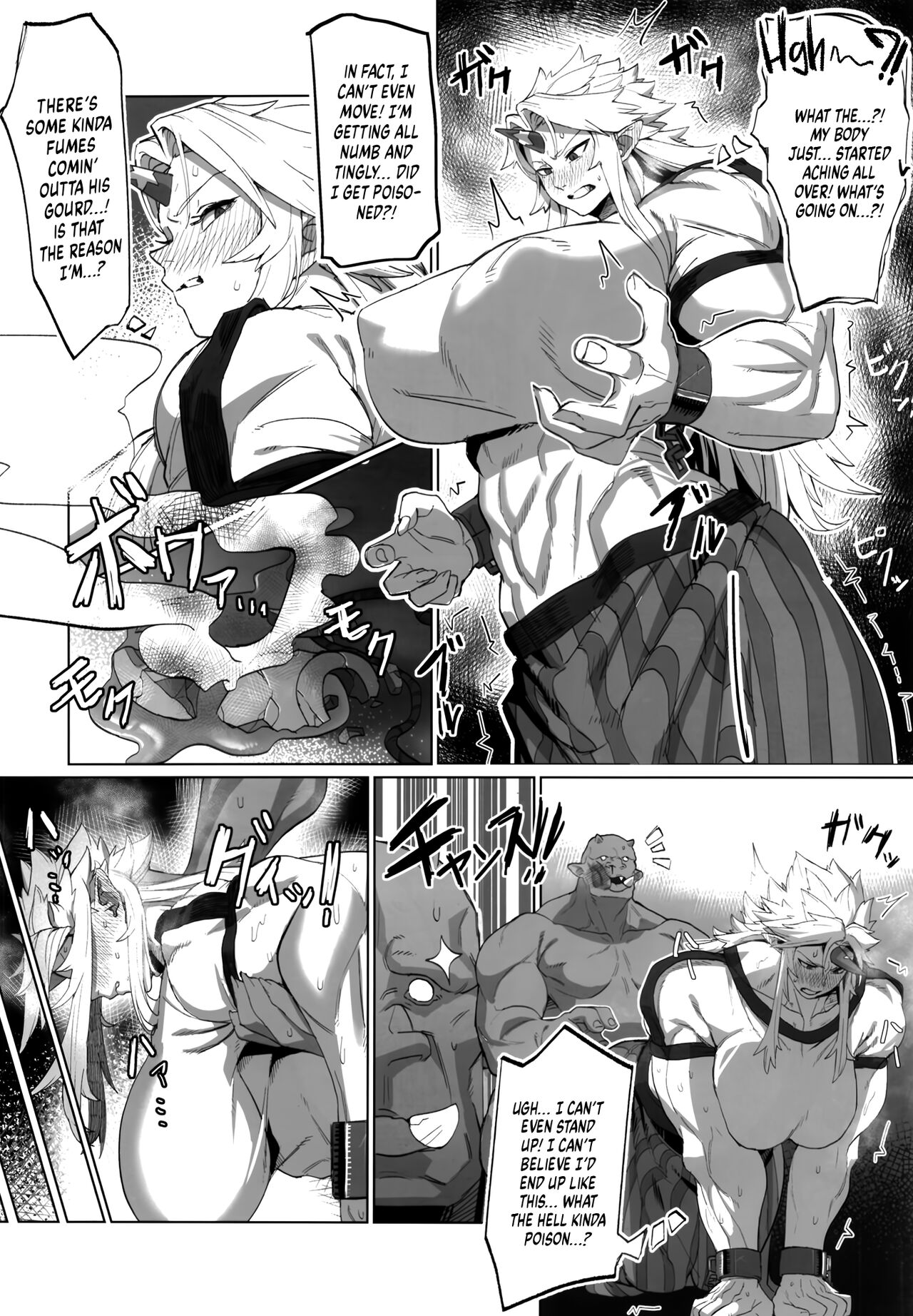 Yuugi and an Orc Locked in Battle page 7