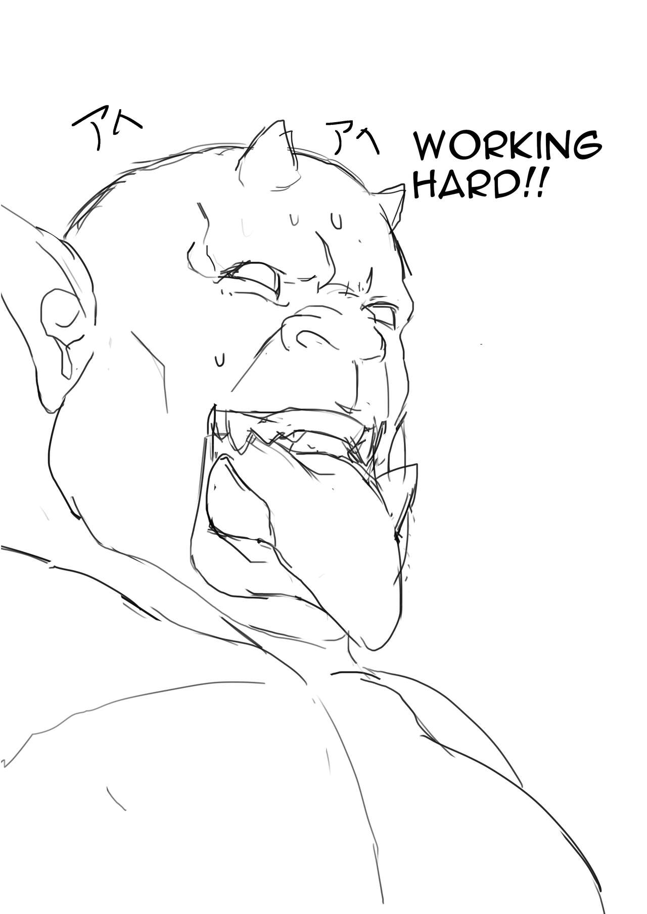 Yuugi Locked In A Grapple With An Orc 2 page 29