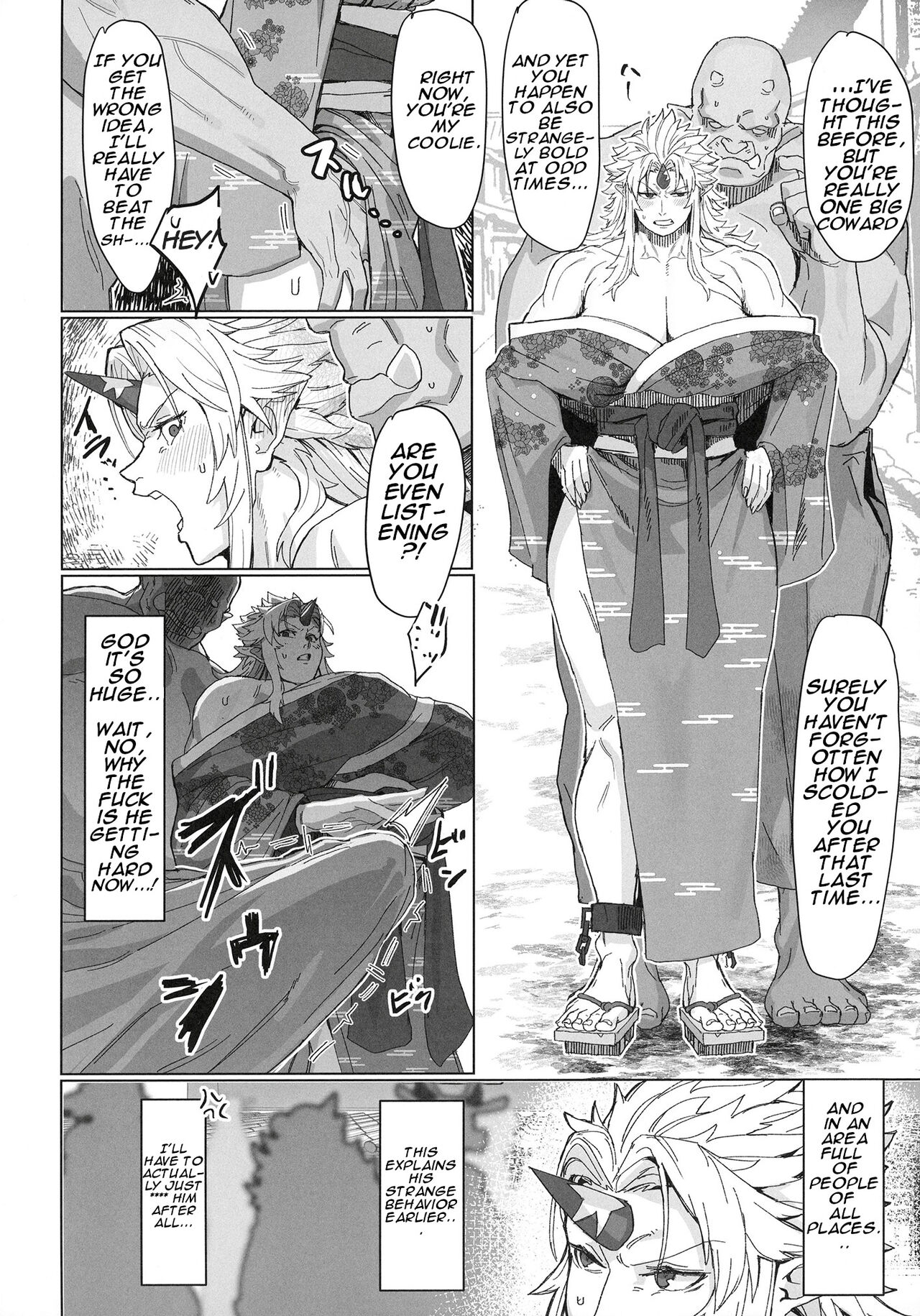 Yuugi Locked In A Grapple With An Orc 2 page 6