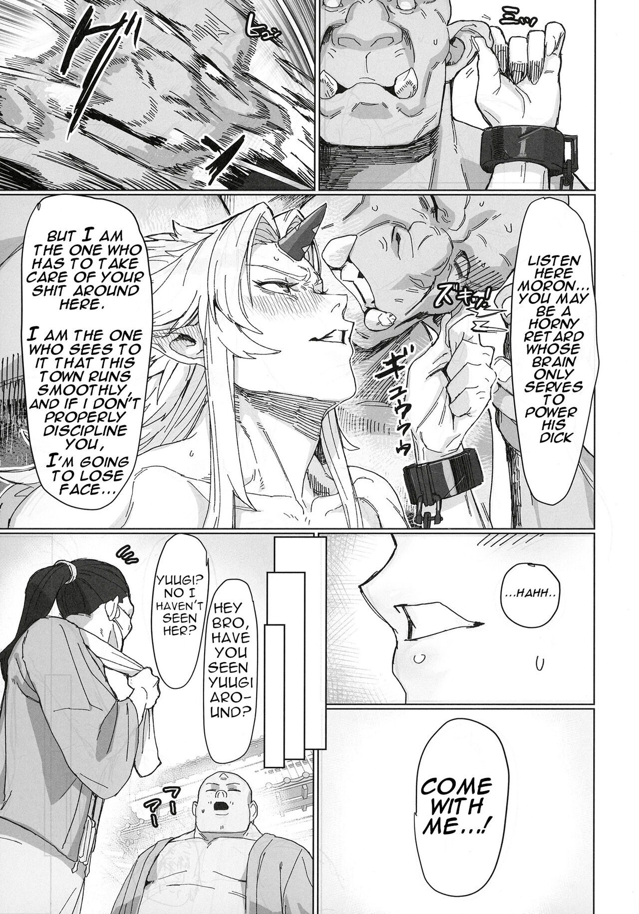 Yuugi Locked In A Grapple With An Orc 2 page 7