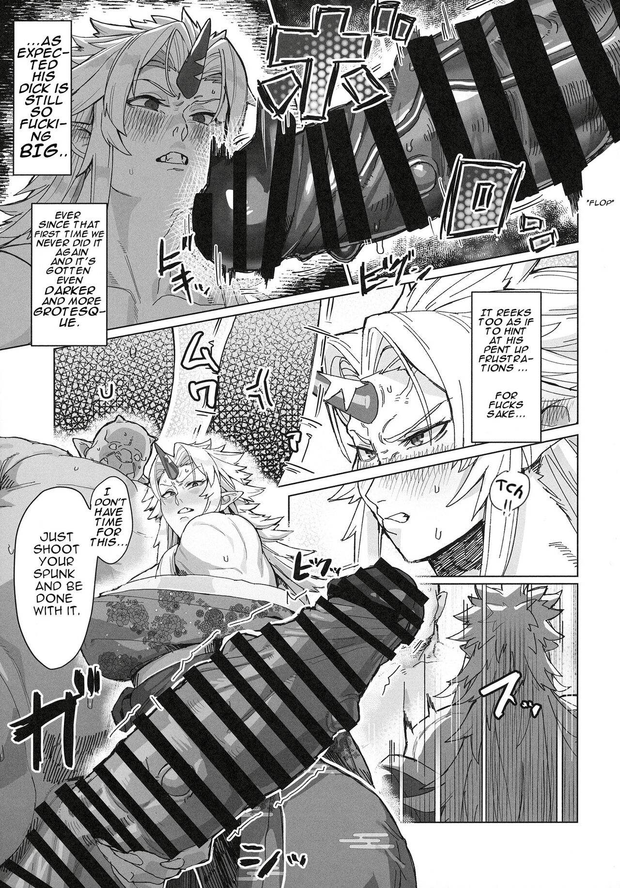 Yuugi Locked In A Grapple With An Orc 2 page 9