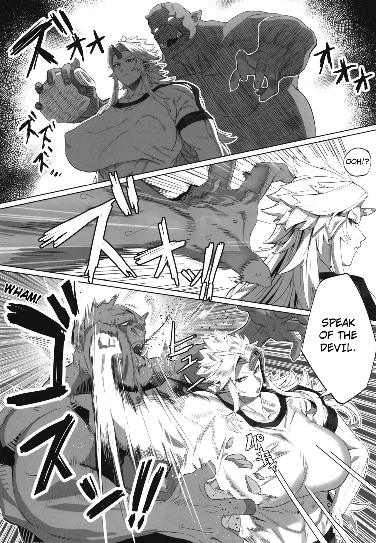 Yuugi Nee-san And The Orc Are Locked In A Grapple page 5