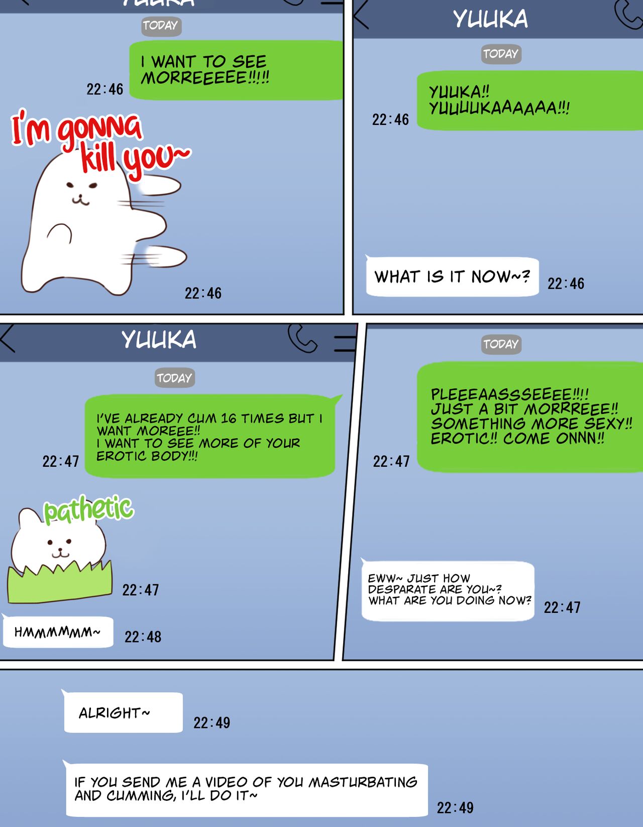 YUUKA'S VERSION of Because my childhood friend is not interested in sex, I fucked his friend instead page 22