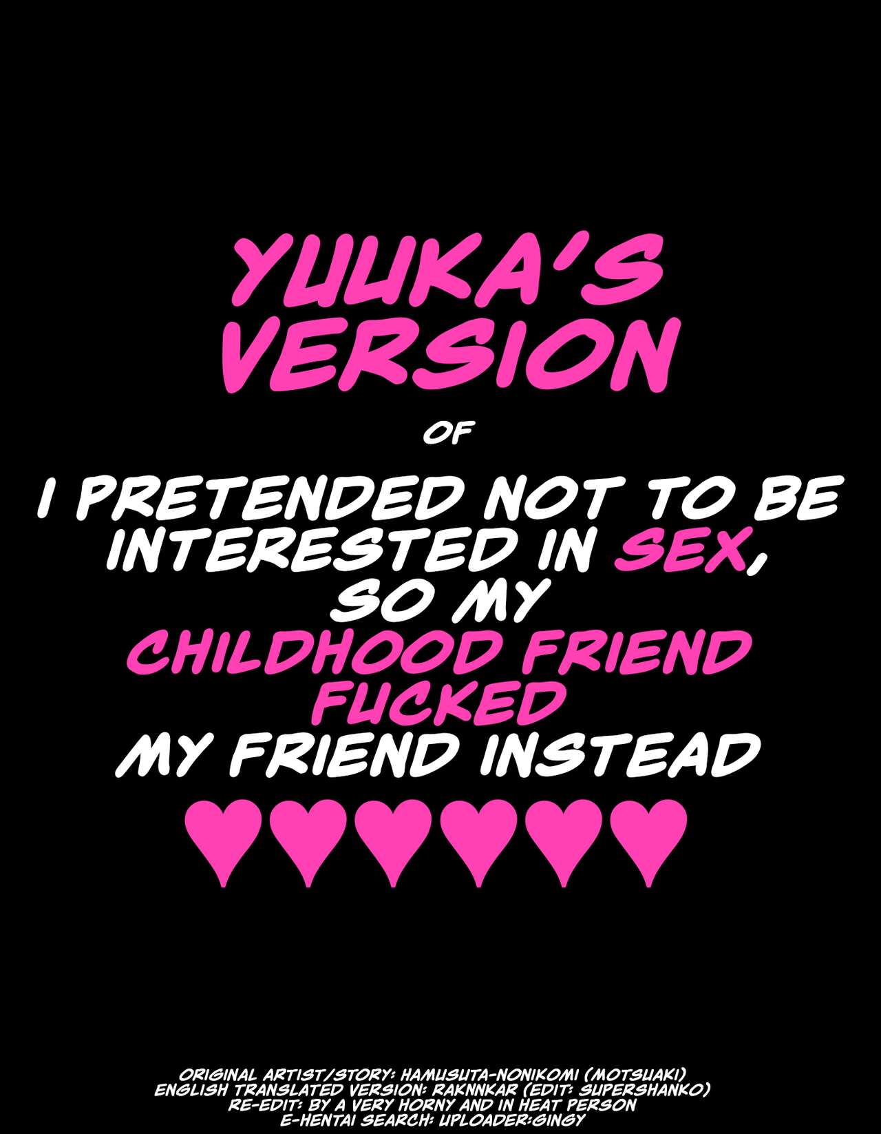 YUUKA'S VERSION of Because my childhood friend is not interested in sex, I fucked his friend instead page 3